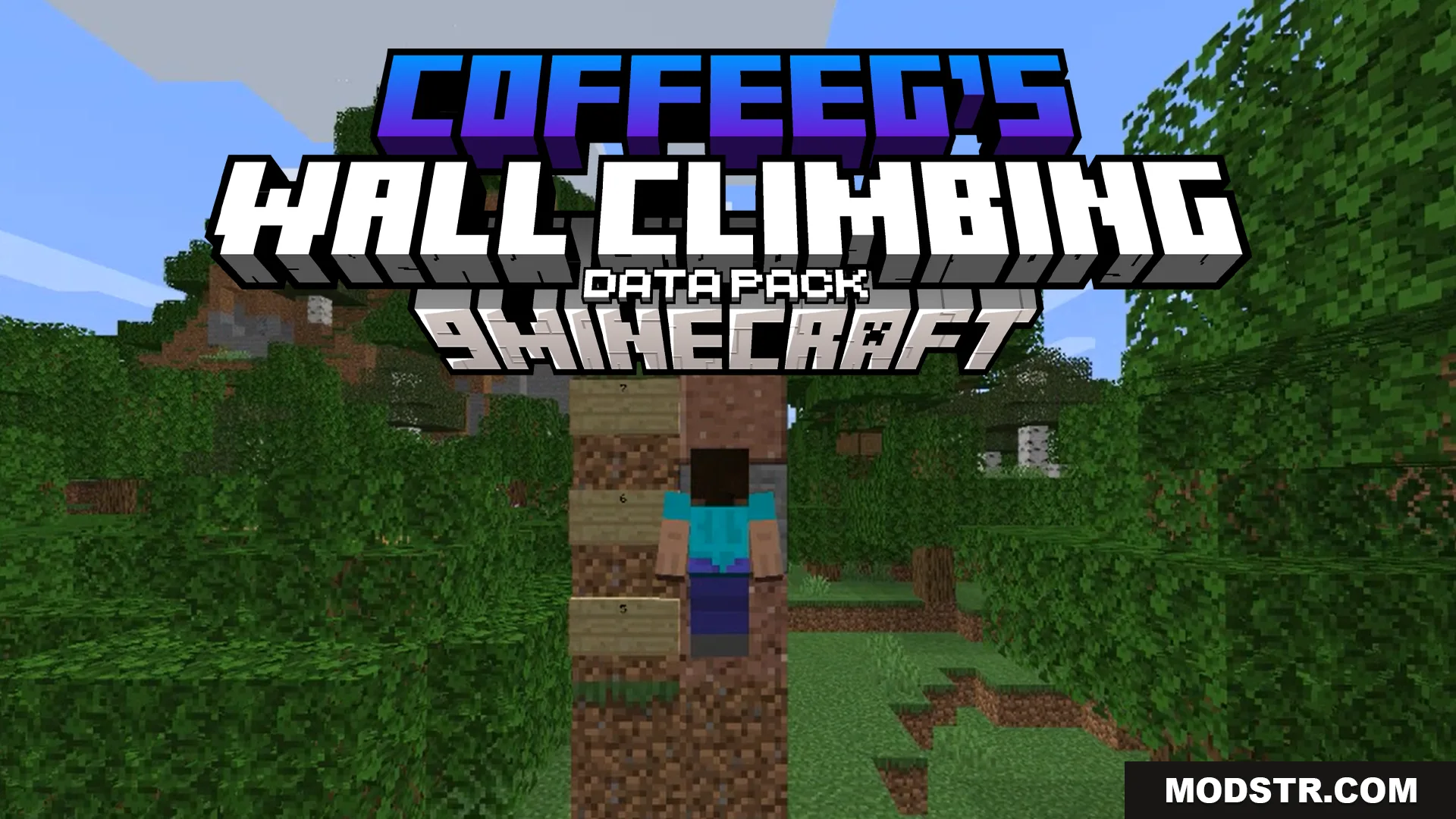 CoffeeG’s Wall Climbing Data Pack (26.2, 1.20.1) – Scale Walls With Ease cover art
