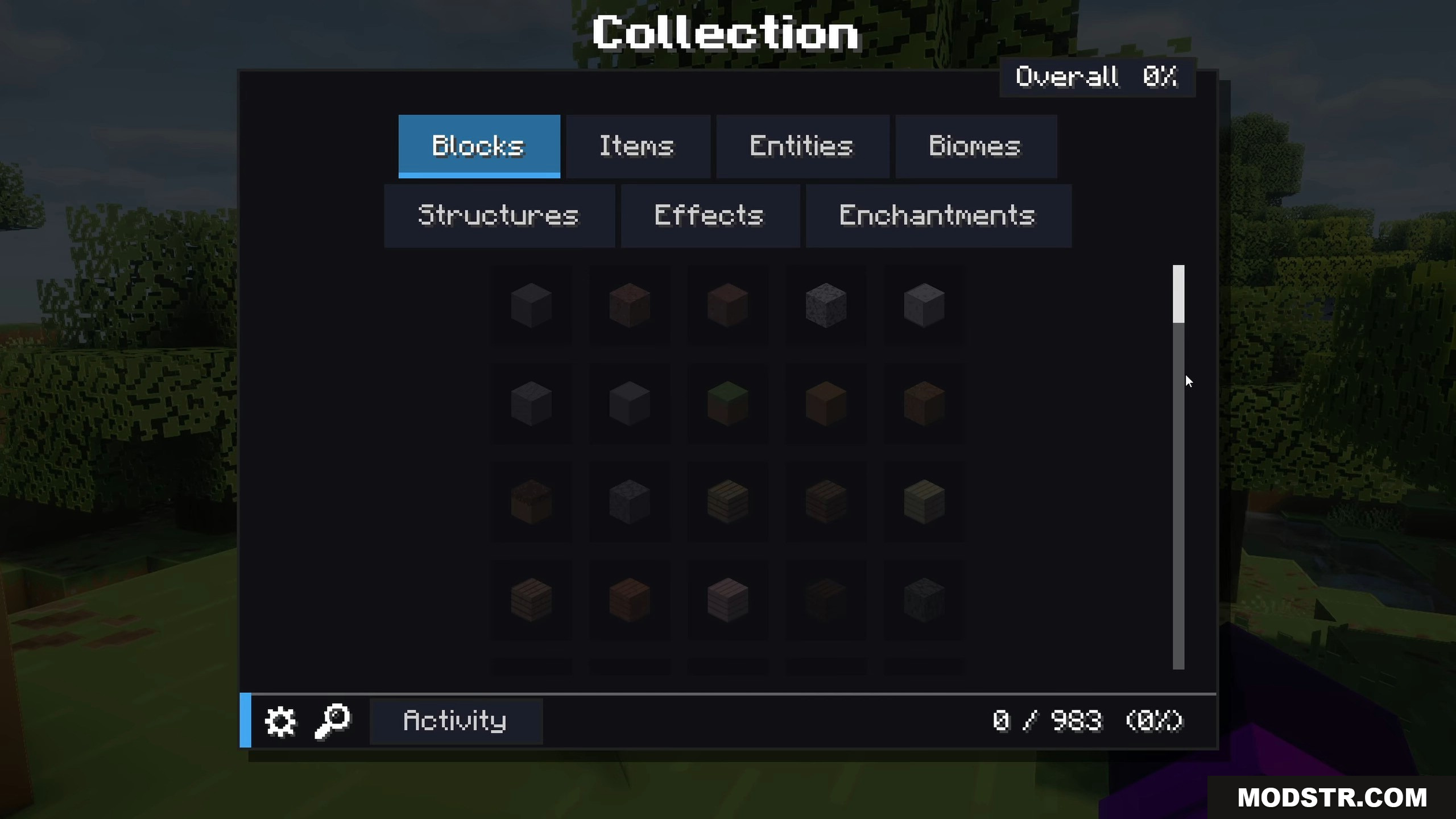 Collect Everything Mod (26.1.2) – Achieve 100% Completion in Your World cover art