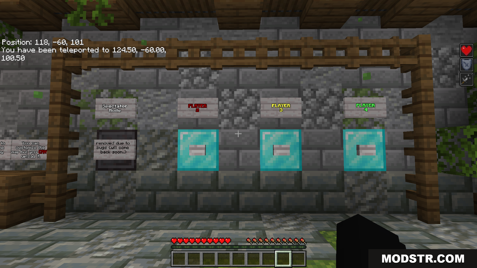 Colosseum Pvp Map Screenshot 3 A player selection area for joining the battle in the arena