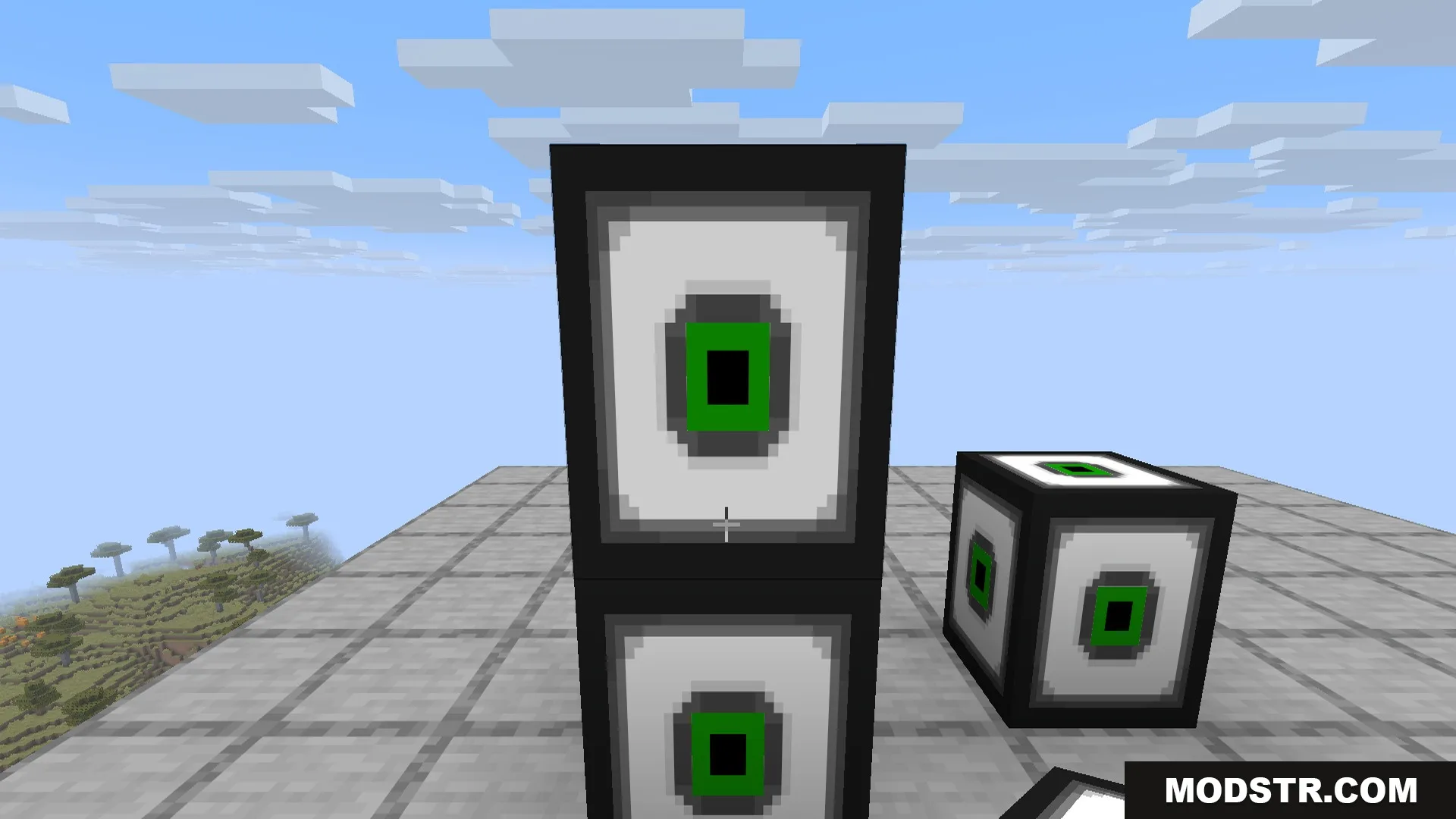 Compact Machine blocks and the Personal Shrinking Device - use the device on a placed machine to shrink down and step inside.