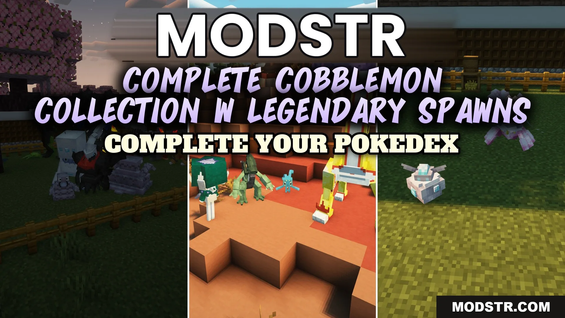 Complete Cobblemon Collection W Legendary Spawns Data Pack (1.21.11, 1.21.1)