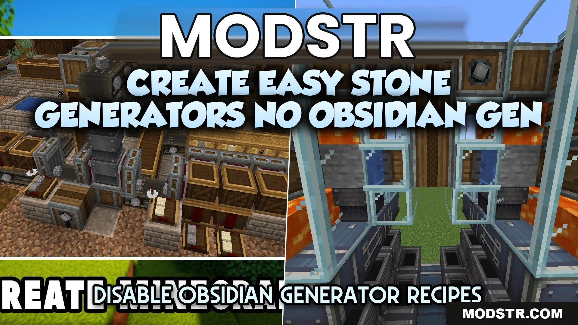 Create Easy Stone Generators No Obsidian Gen Data Pack (1.21.1)