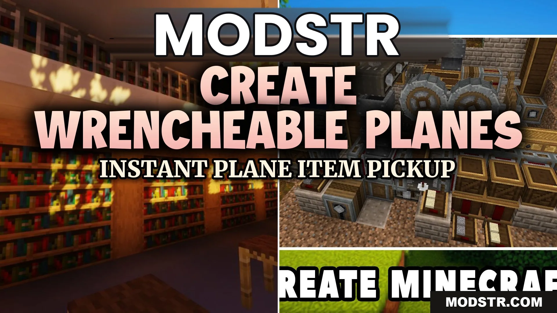 Create Wrencheable Planes Data Pack (1.21.1, 1.20.1) – Instantly Pick cover art