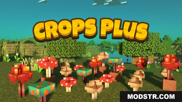 Crops Plus Texture Pack (26.x, 1.21) – MCPE/Bedrock cover art