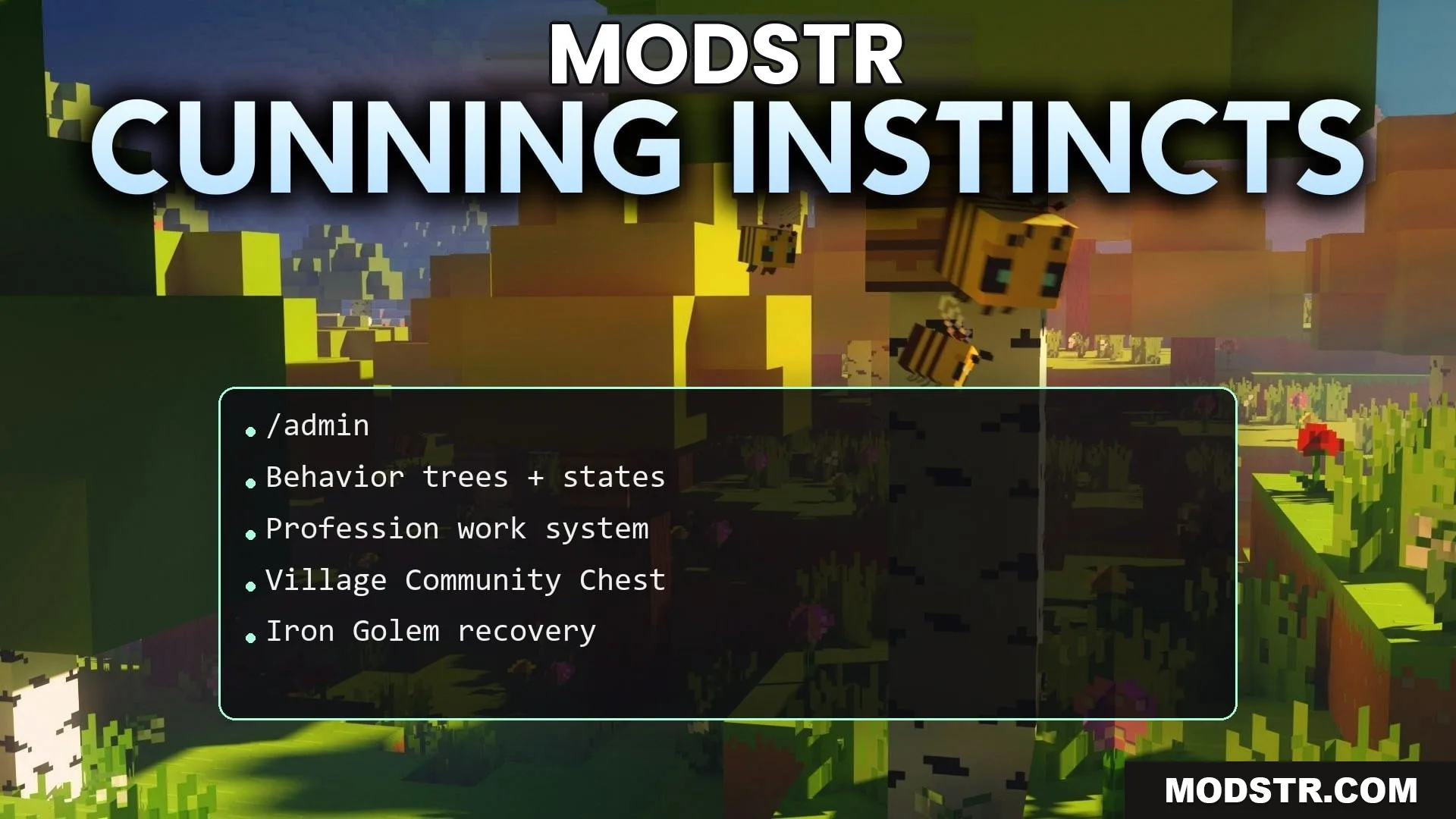 Cunning Instincts Plugin (26.2, 1.20.1) – Make Monsters Fight Smart cover art