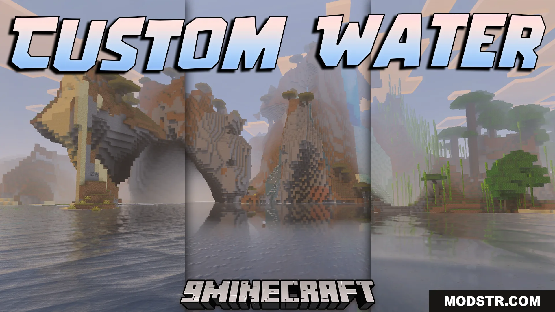 Custom Water Shader (26.x) – Realistic Wavy Water And Smooth Reflections cover art