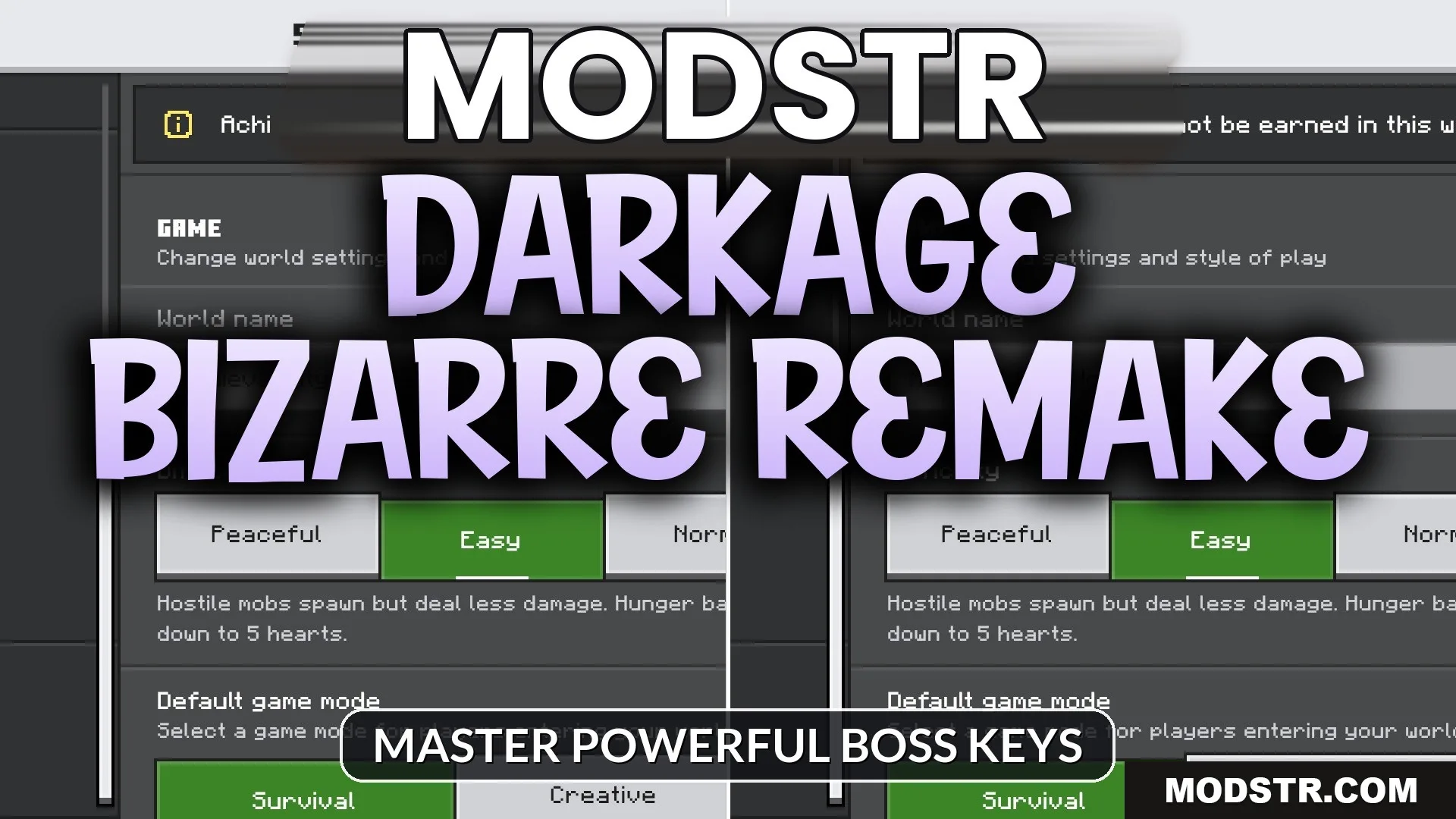 DarkAge Bizarre Remake Addon (1.21) – Master Powerful Boss Keys cover art