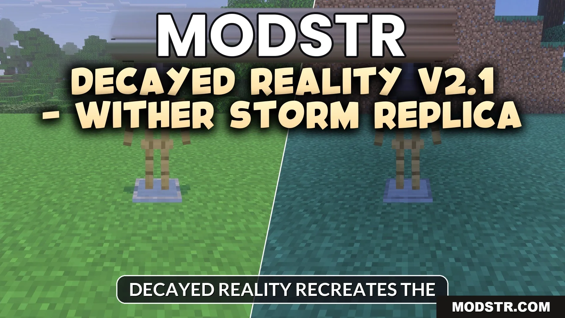 Decayed Reality V2.1 – Wither Storm Replica Addon (1.21)