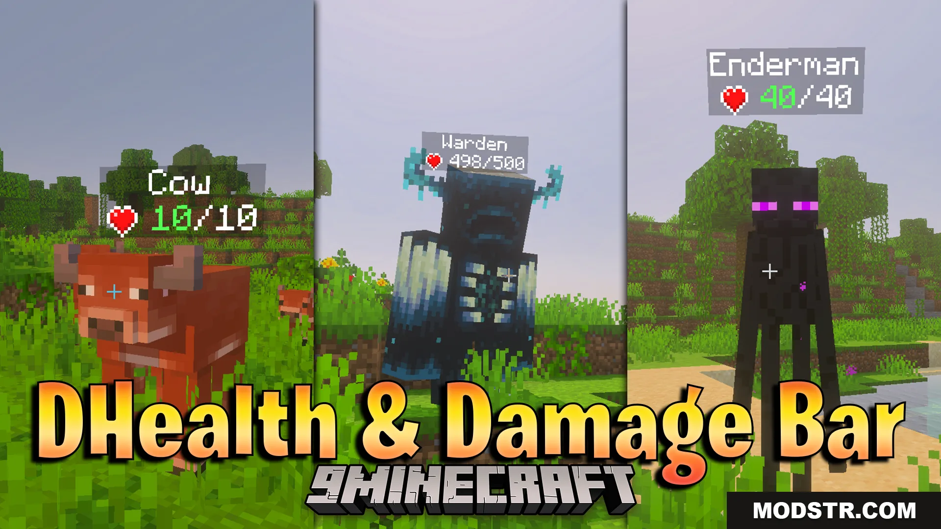 DHealth And Damage Bar Addon (26.x, 1.21) – Track Live Mob Health And Damage Numbers