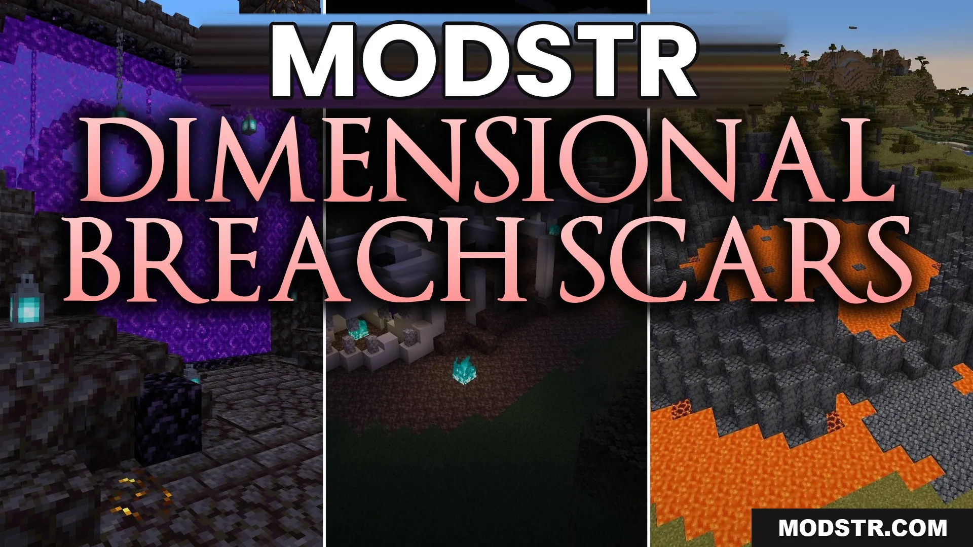 Dimensional Breach Scars Data Pack (1.21.11, 1.20.1) – Find Natural Nether cover art