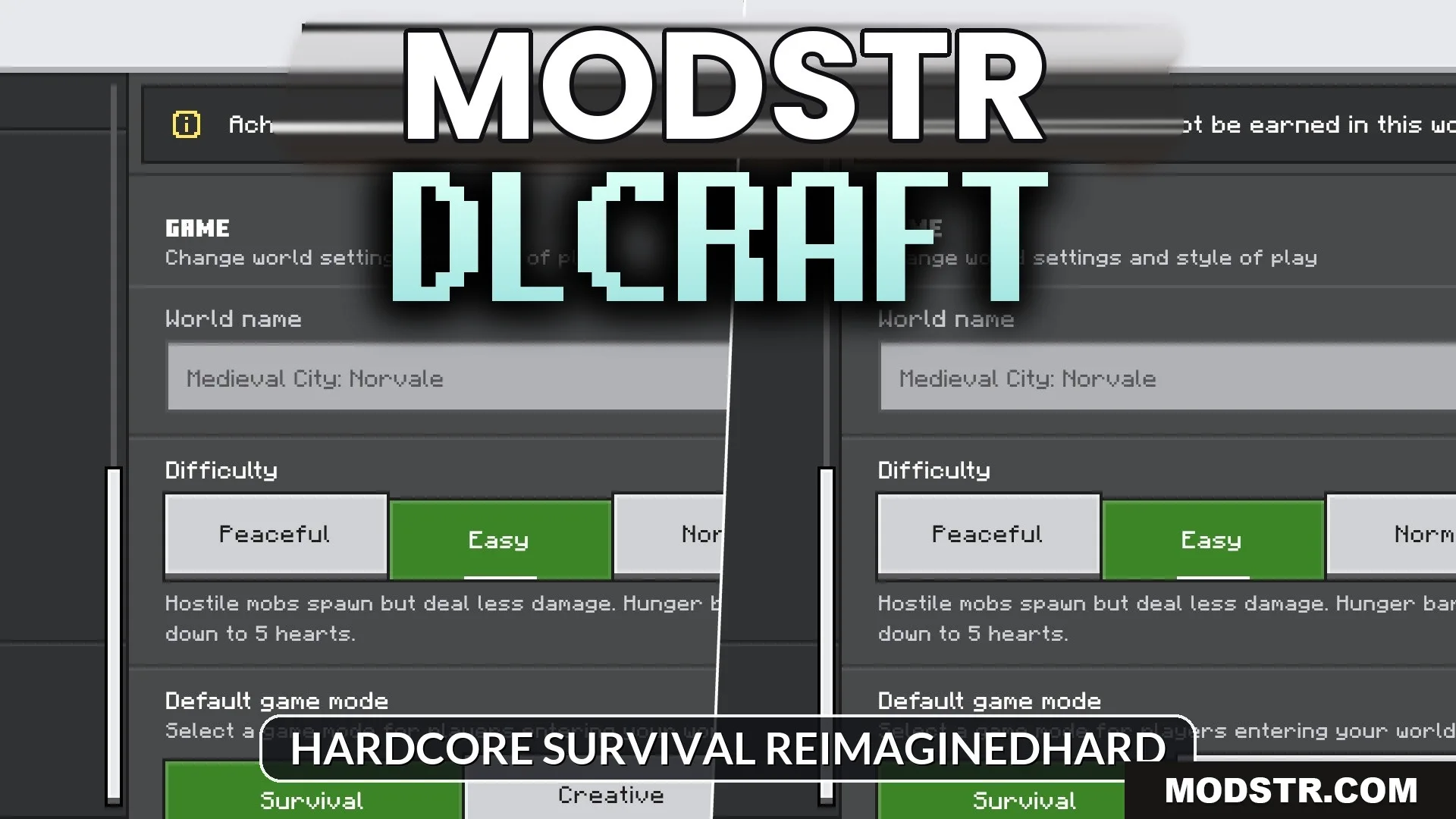 DLCraft Addon (1.21) – Hardcore Survival Reimaginedhard cover art