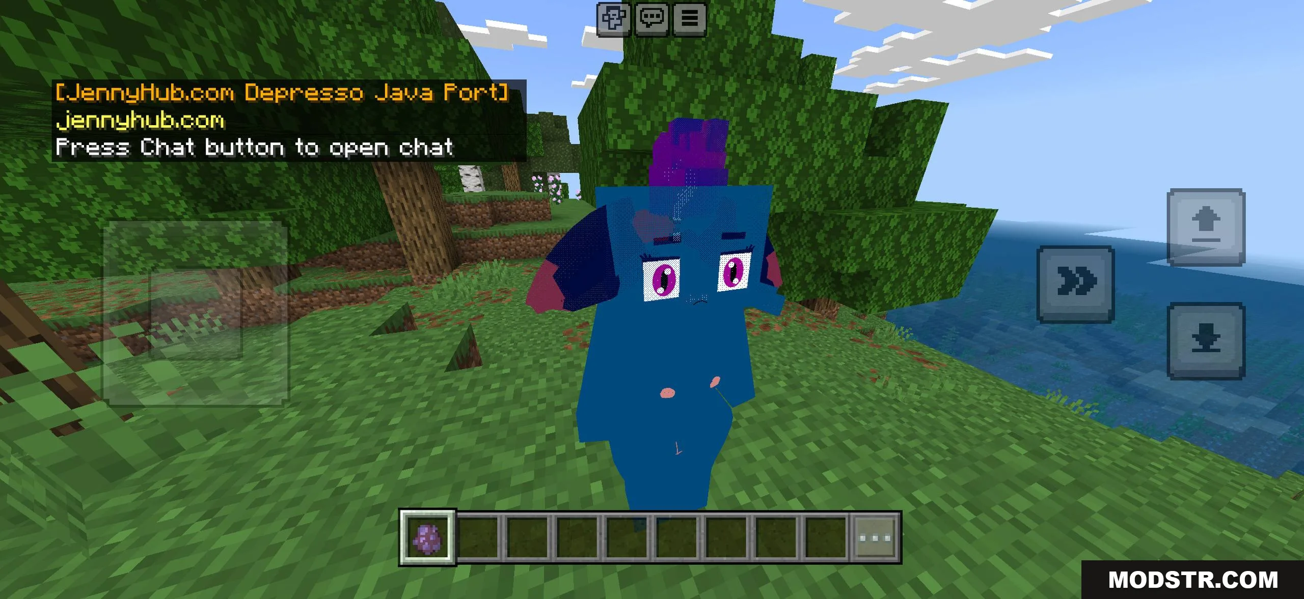Luna skin preview for Minecraft PE