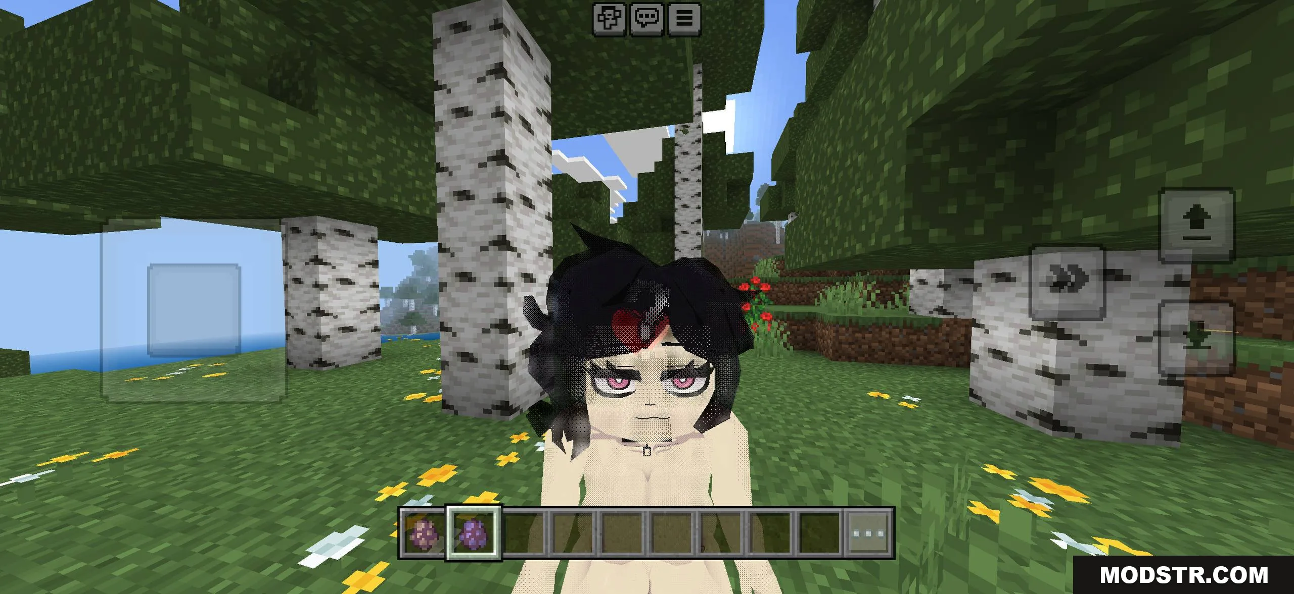 Luna cat girl skin for Minecraft PE