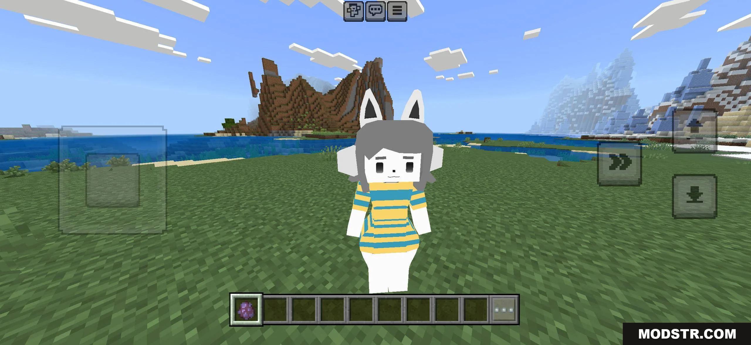 Luna anime skin for Minecraft Bedrock Edition