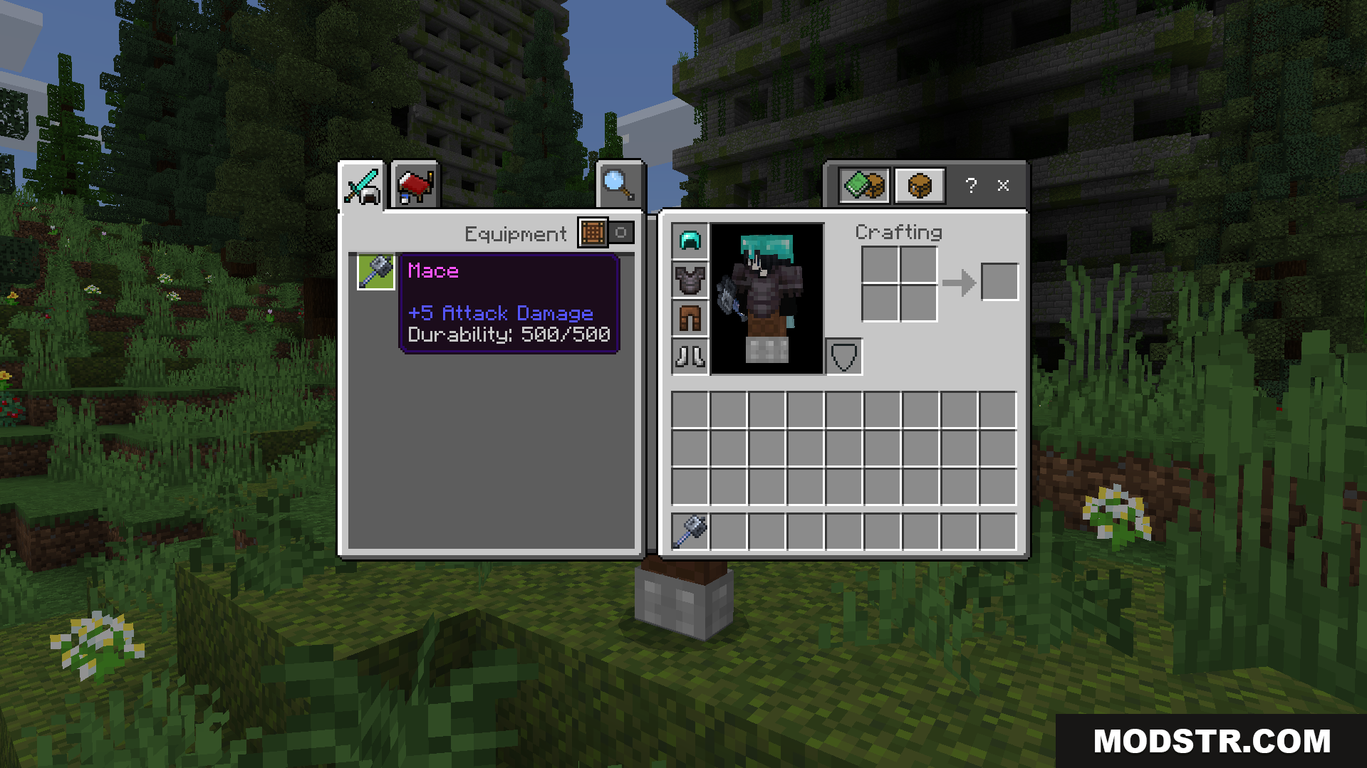 Durability Viewer Texture Pack Screenshot 3 View the durability numbers for weapons in the inventory menu
