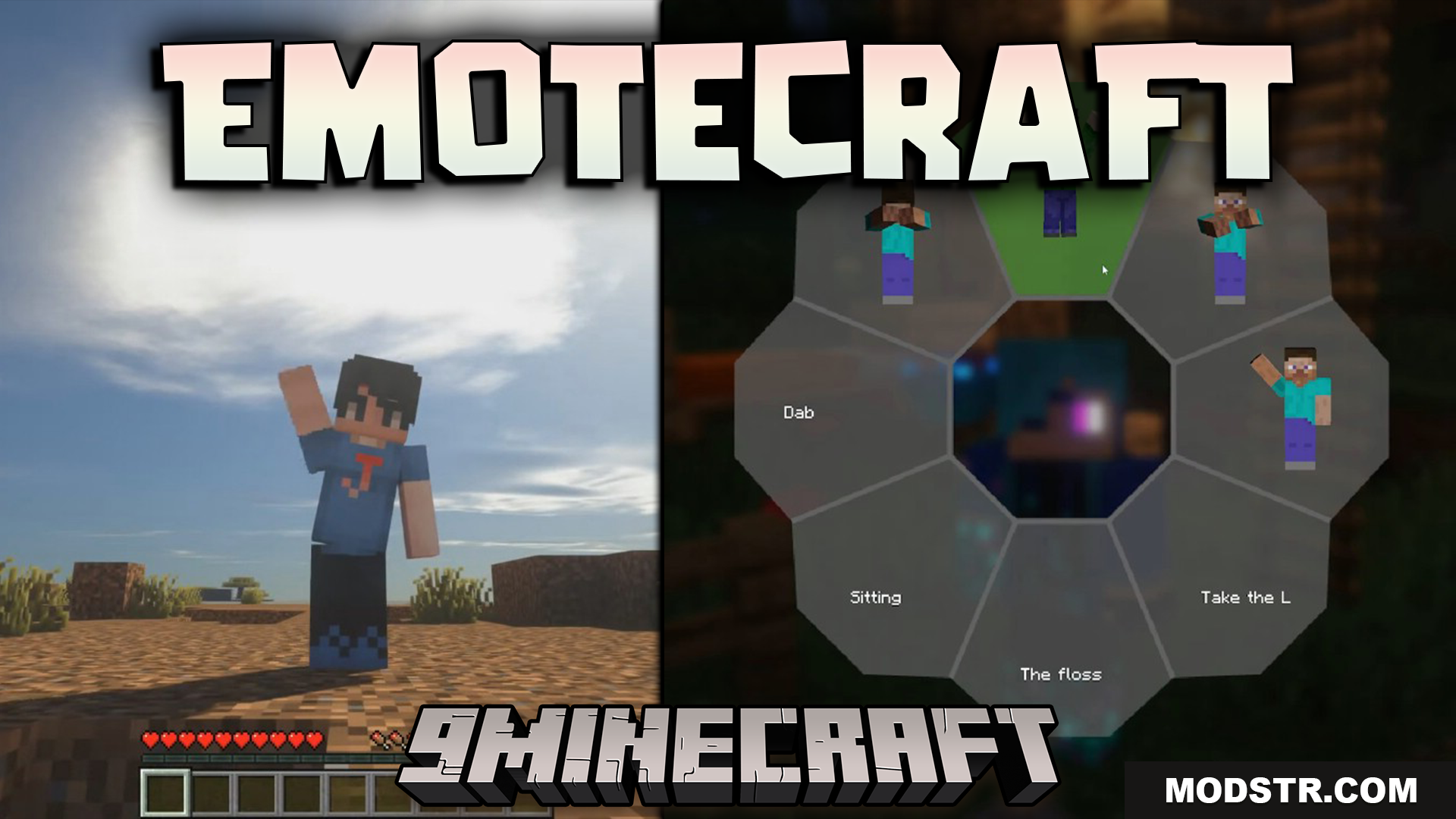 Emotecraft Plugin (26.1.2, 1.21.1) – Express Yourself With Emotes