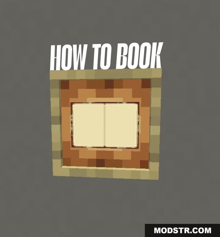Emotion Mask Addon Screenshot 7 Item frame displaying the in game guide book for easy learning