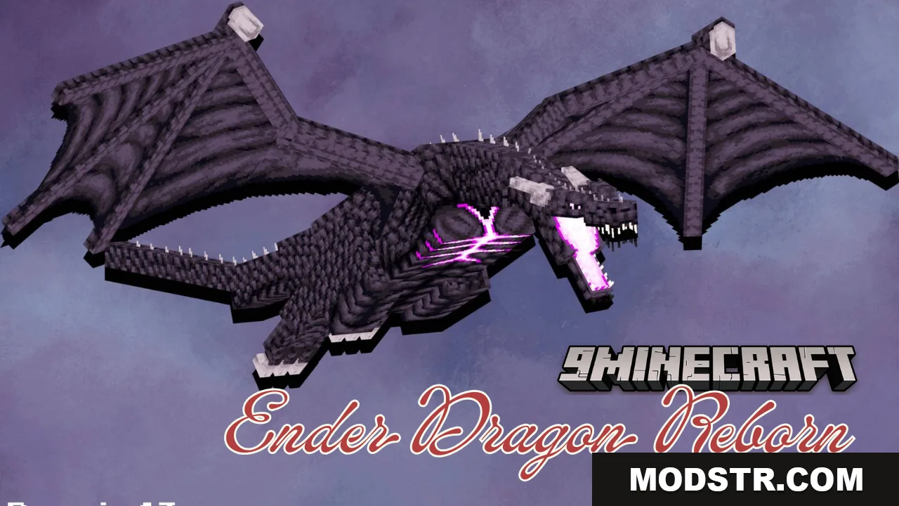 Ender Dragon Reborn Resource Pack (26.2, 1.20.1) – A Terrifying Wyvern Boss cover art
