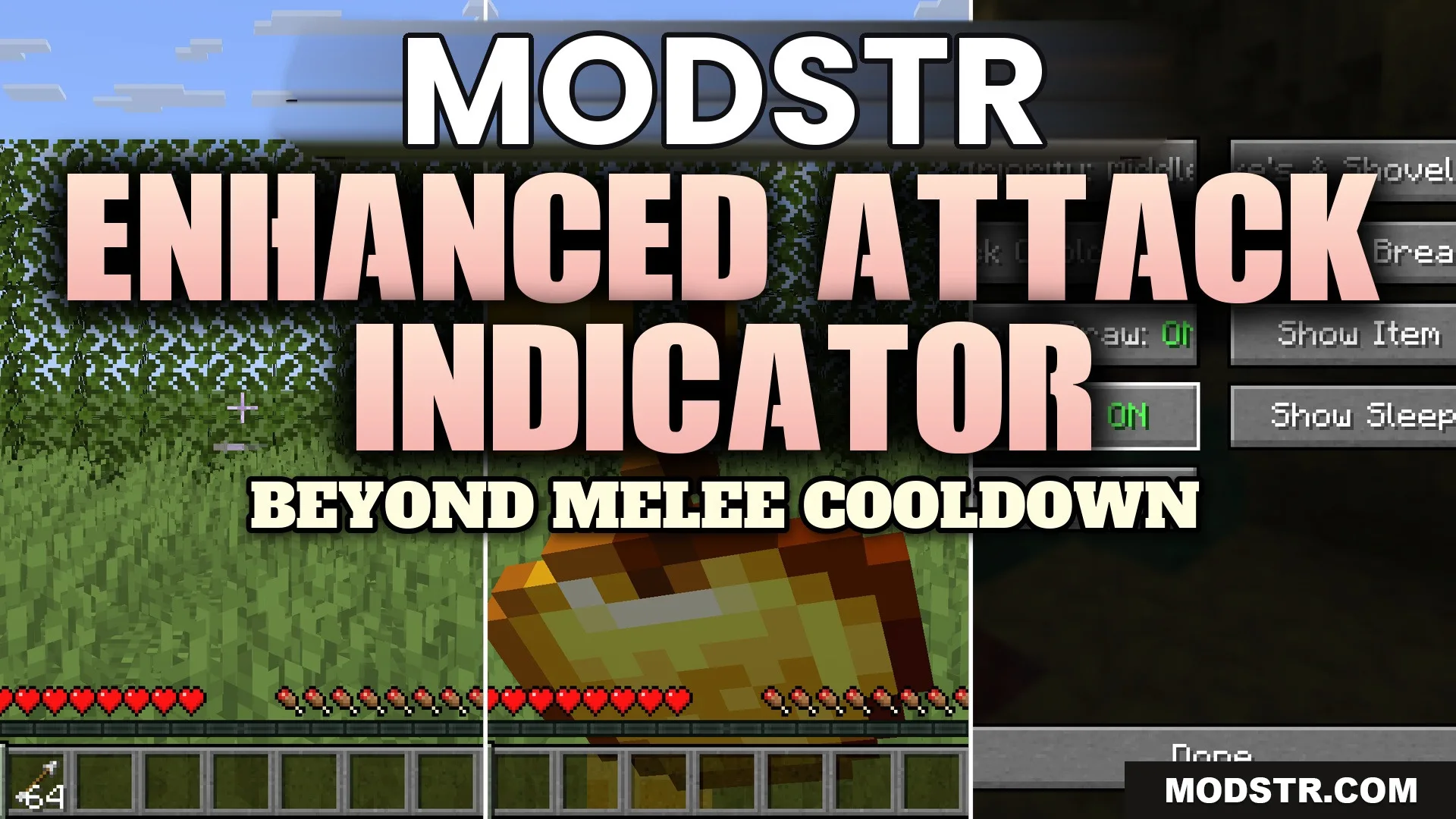 Enhanced Attack Indicator 9minecraft Mod (26.2) – Time Every Attack and Item Cooldown
