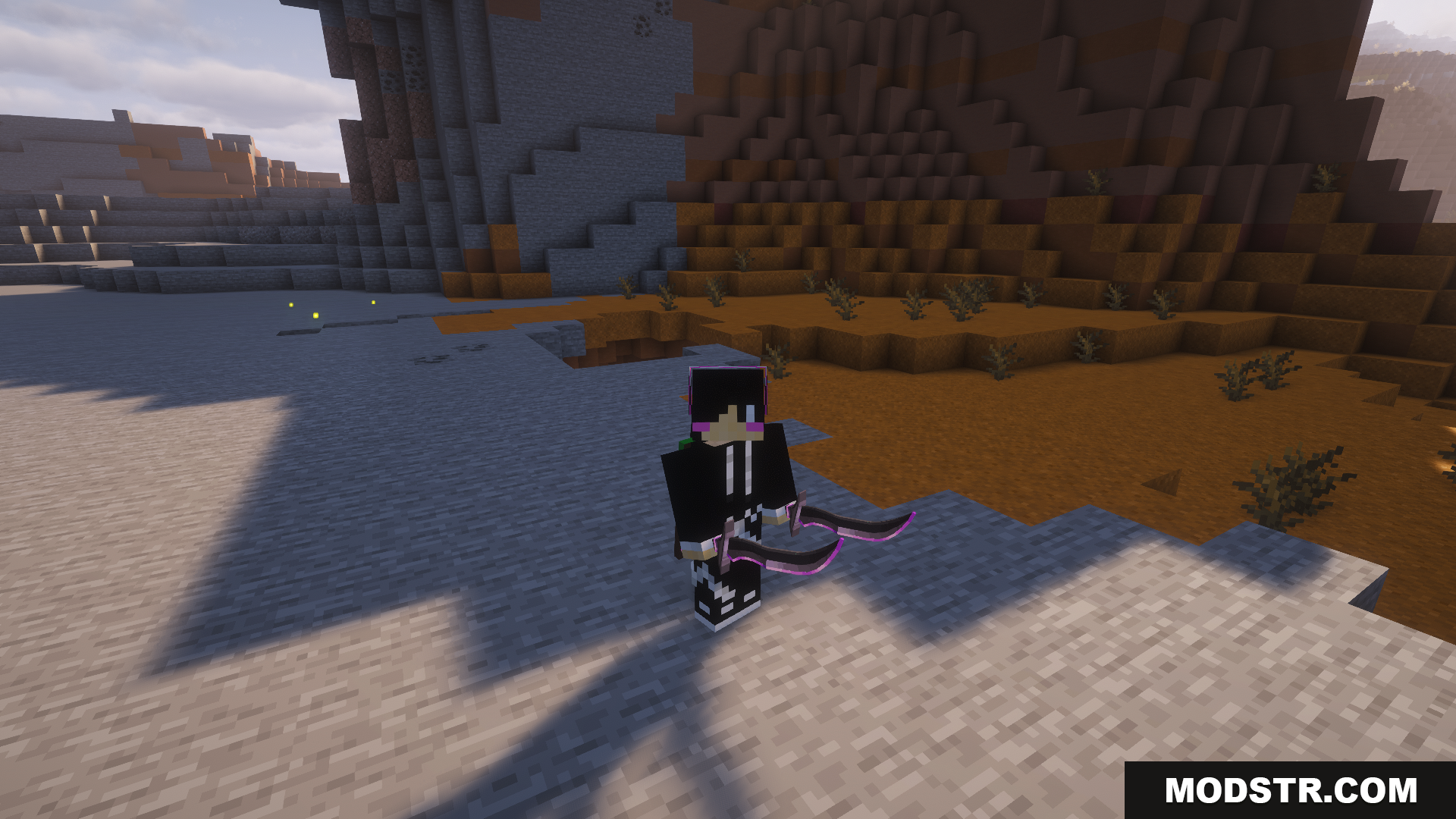EpicFight Awaken Mod Screenshot 4 Player holding the dual Darknight Pursuiters blades