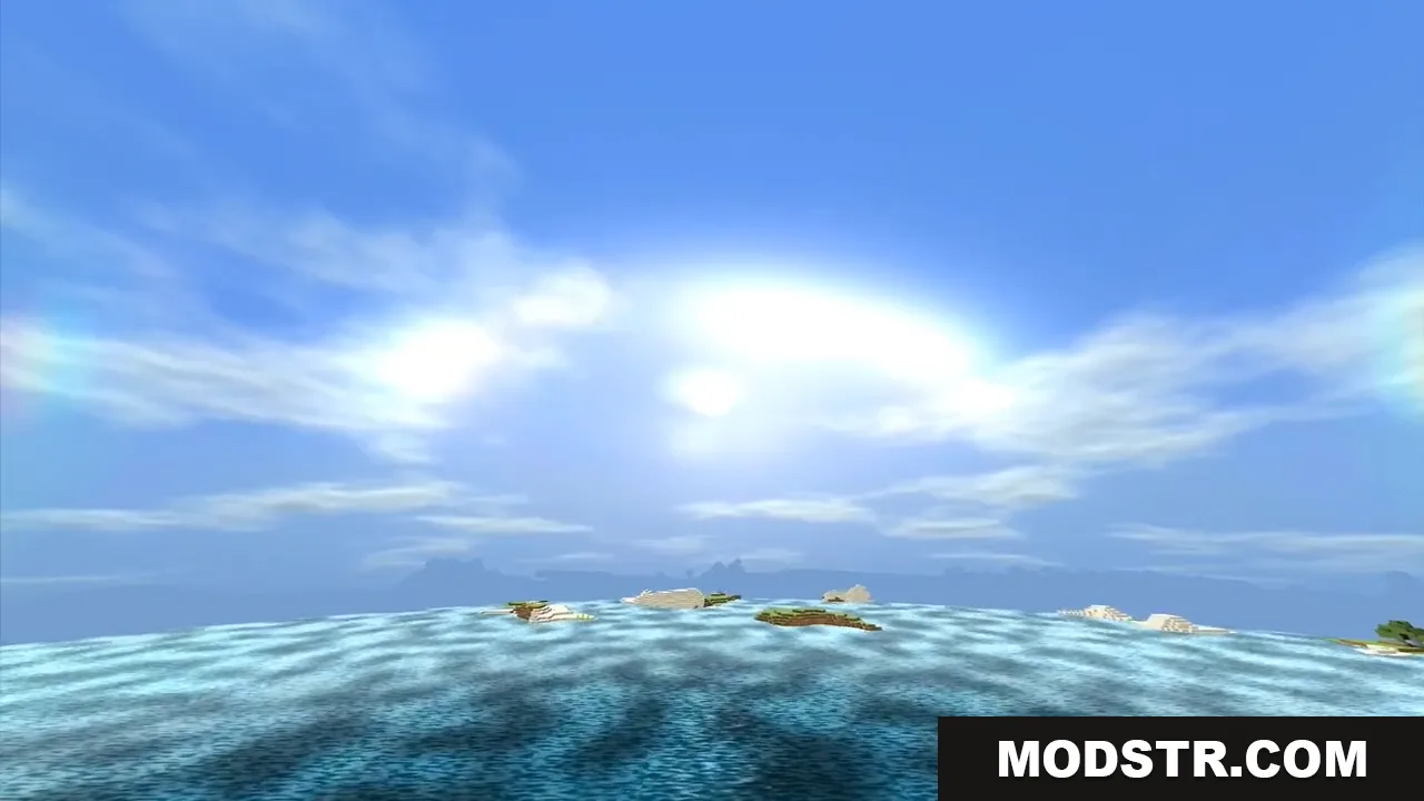 ESBE 1G Shader Screenshot 4 The ESBE 1G Shader provides realistic lighting for the sky and water surfaces