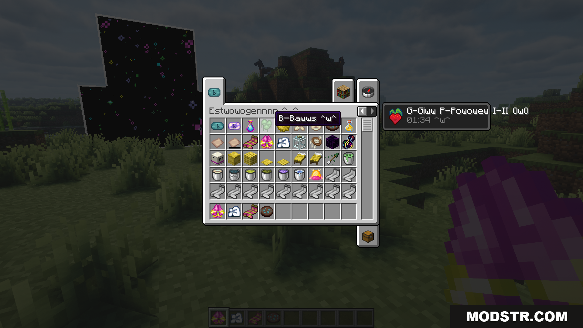 Estrogen Mod Screenshot 11 The Girl Power status effect is active on screen