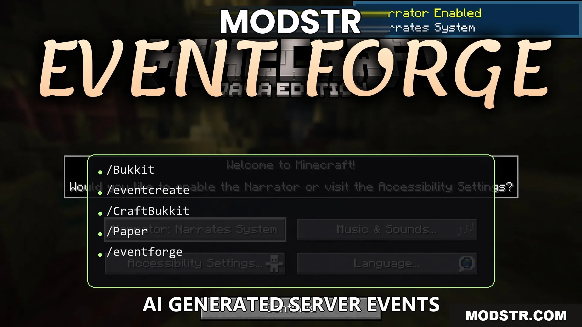 Event Forge Plugin (26.2, 1.21.1) – Awesome Custom Events So Players Never cover art
