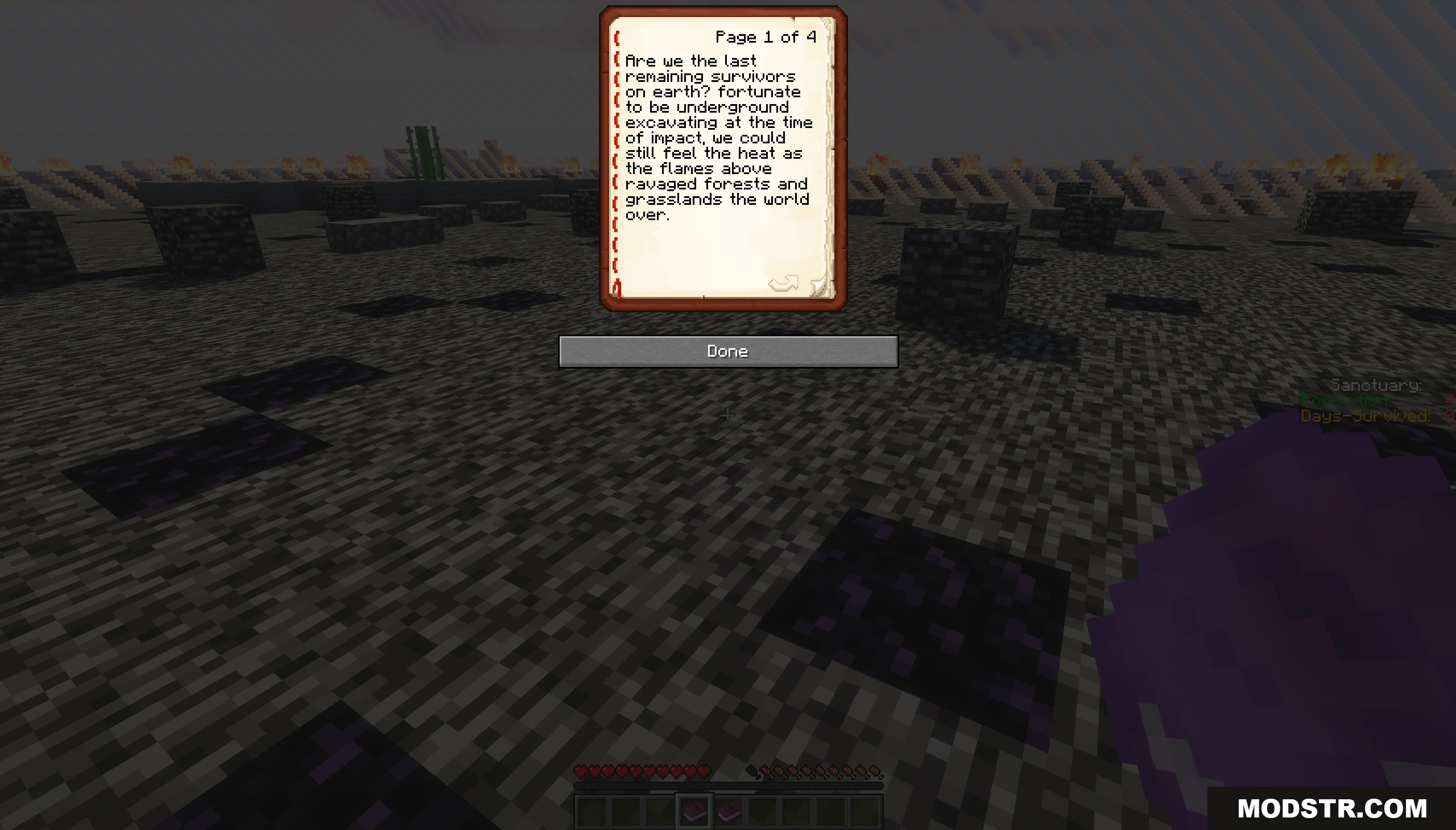 Final Battleground Map Screenshot 4 Reading a written book about the last survivors in Final Battleground