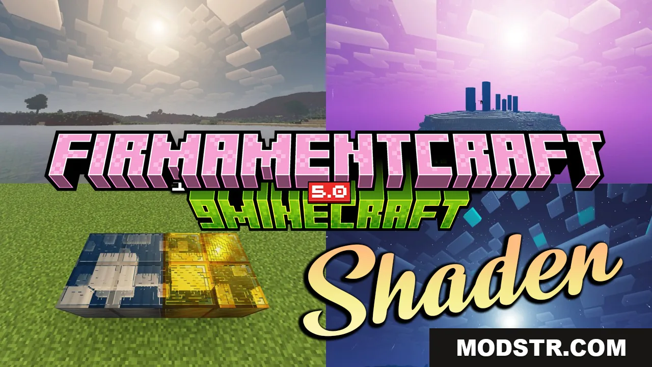 FirmamentCraft 5.0 Shader (26.x) – Reflective Water and Glowing Ores on Mobile