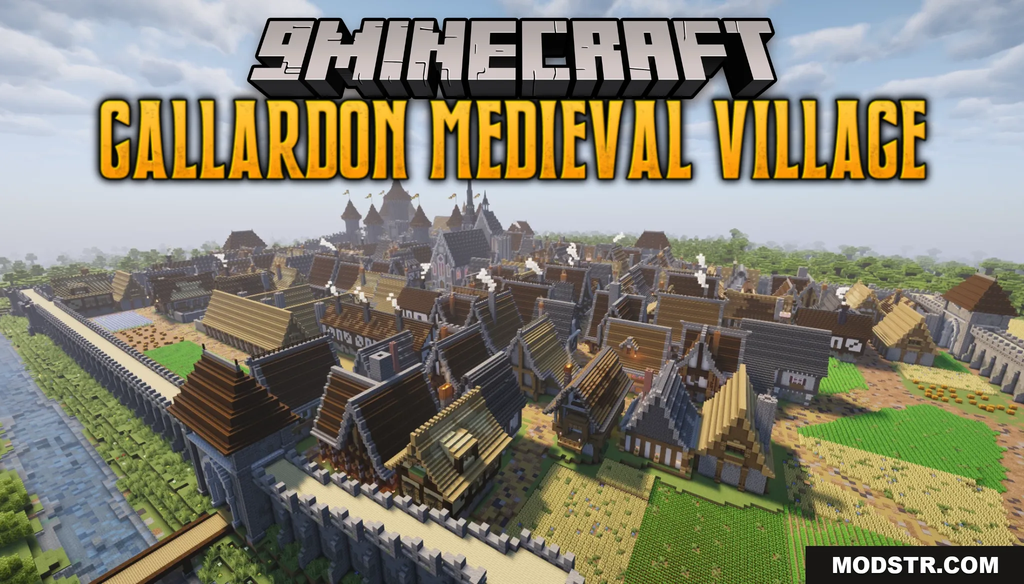 Gallardon Medieval Village Map (26.2, 1.20.1) – Historical French Town