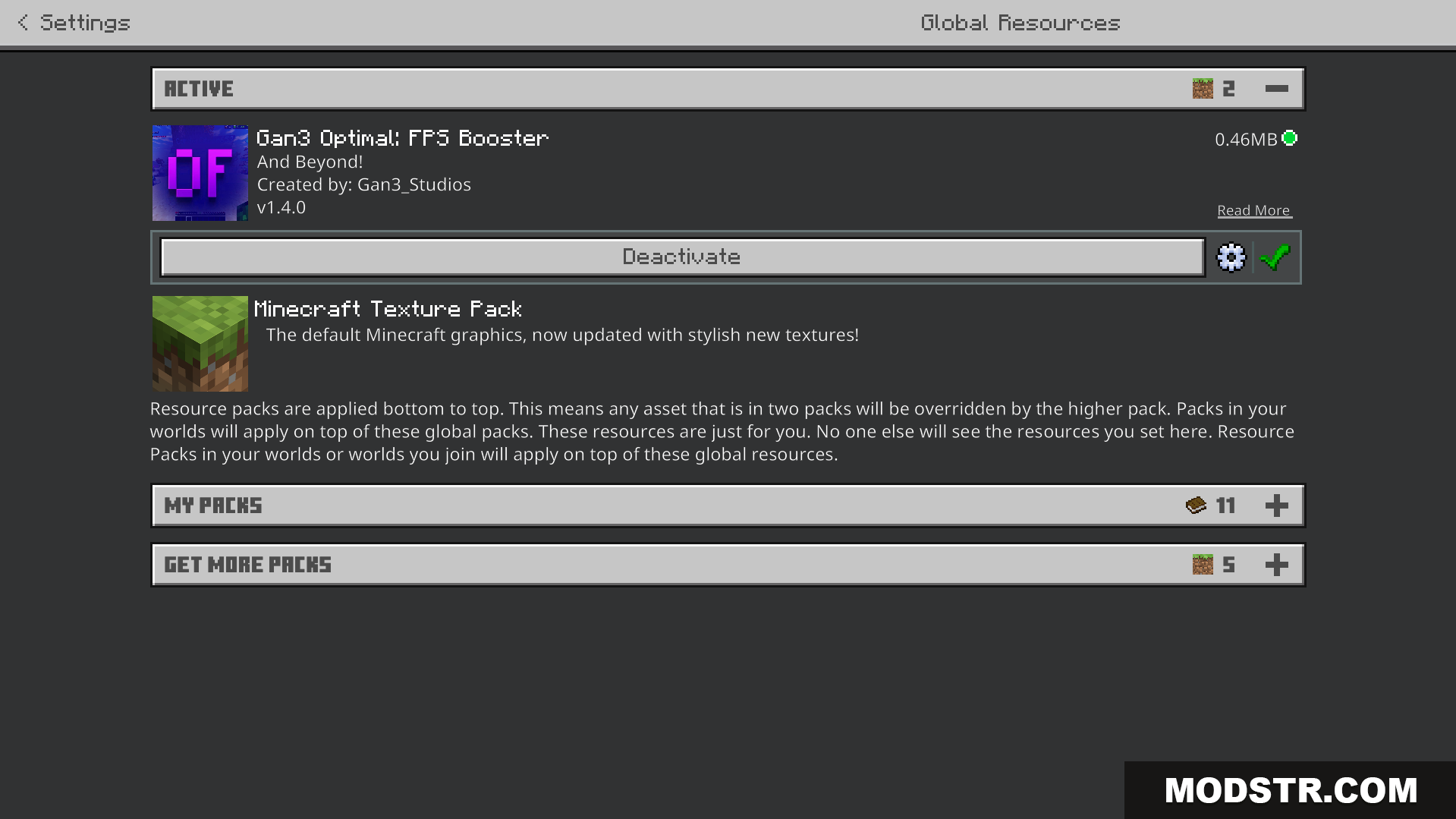 Gan3 Optimal FPS Texture Pack (26.x, 1.21) – Boost FPS And Reduce Lag