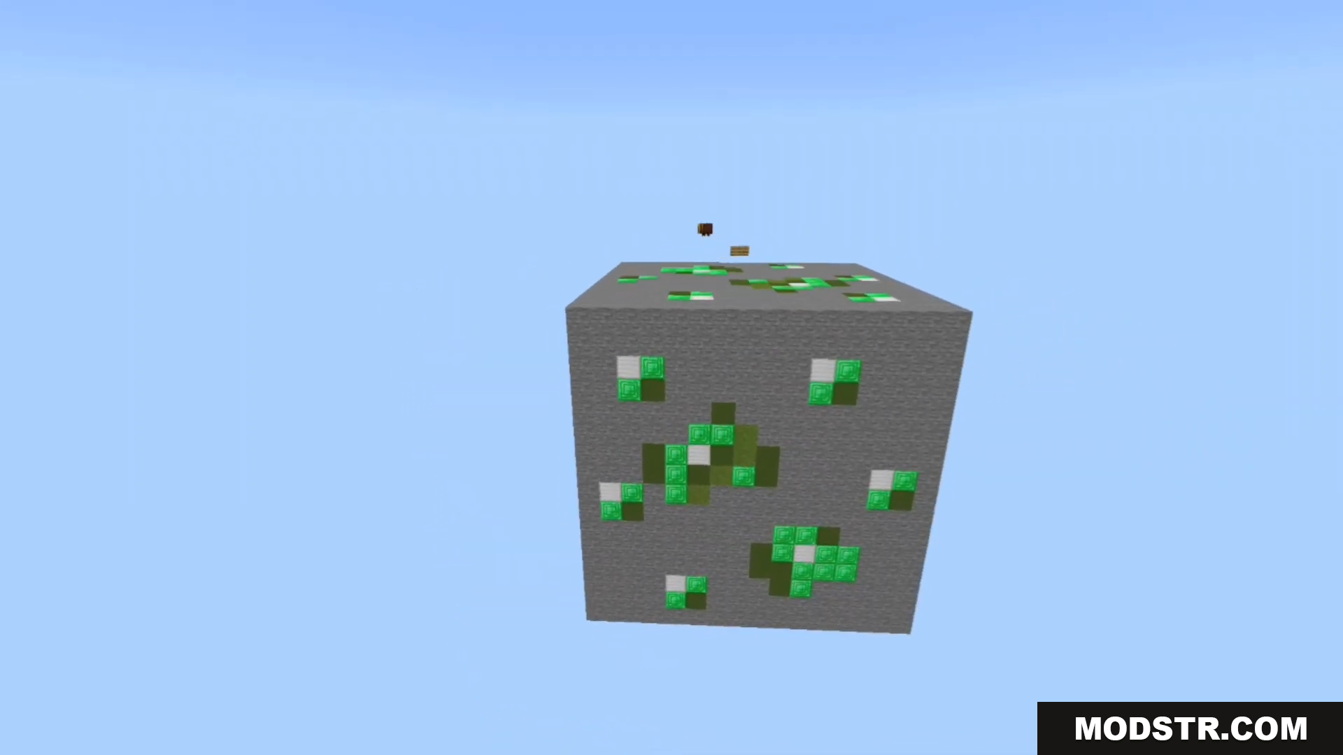 Mine gigantic blocks of stone and ore for massive resources