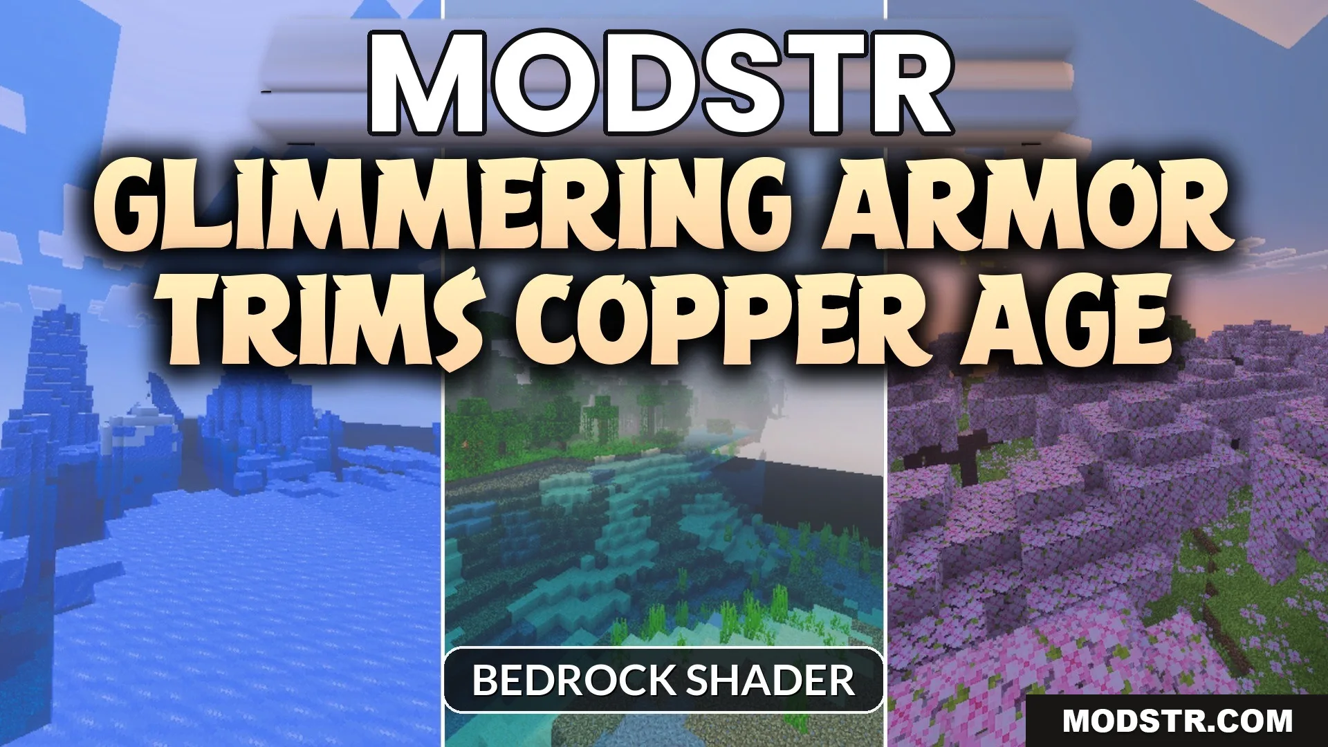 Glimmering Armor Trims Copper Age Shader (26.x, 1.21) cover art