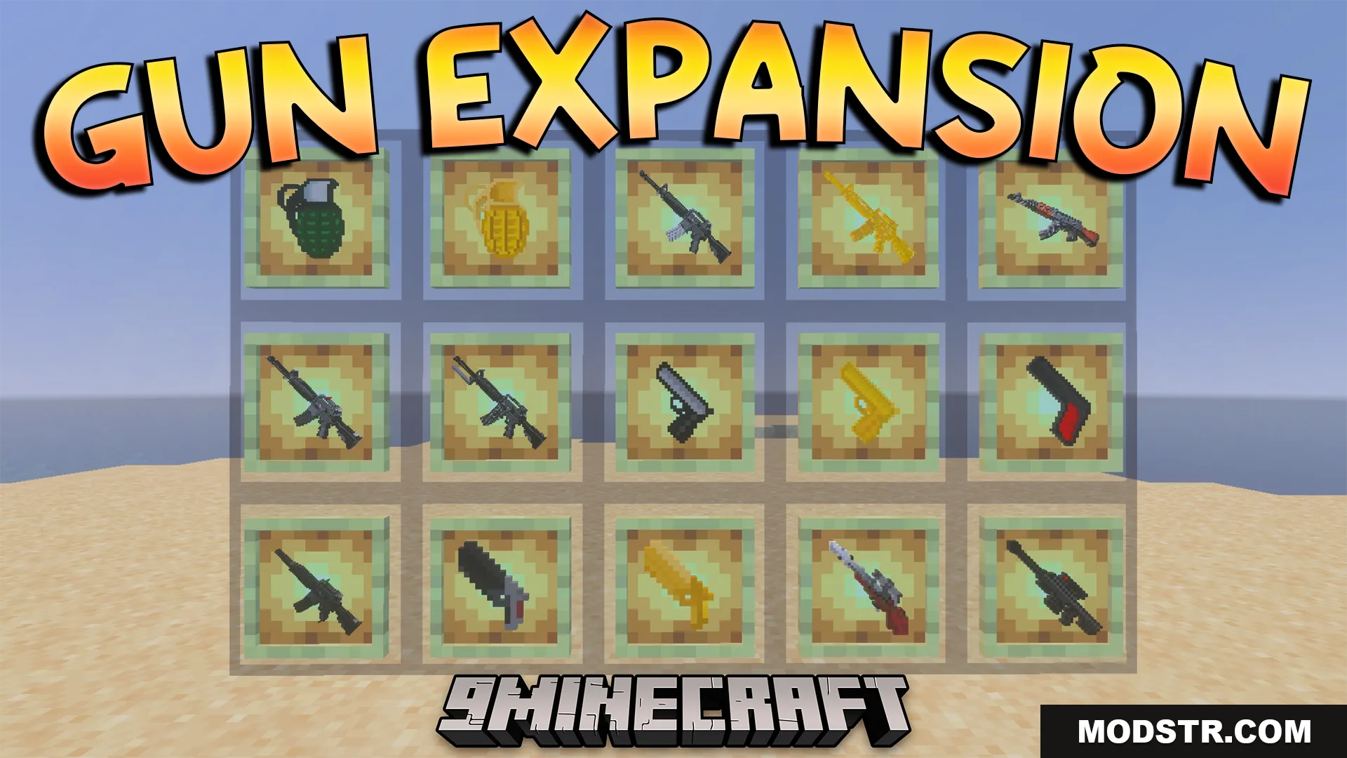 Gun Expansion Addon (26.x, 1.21) – Battle Hostile Mobs With Modern Blocky Guns