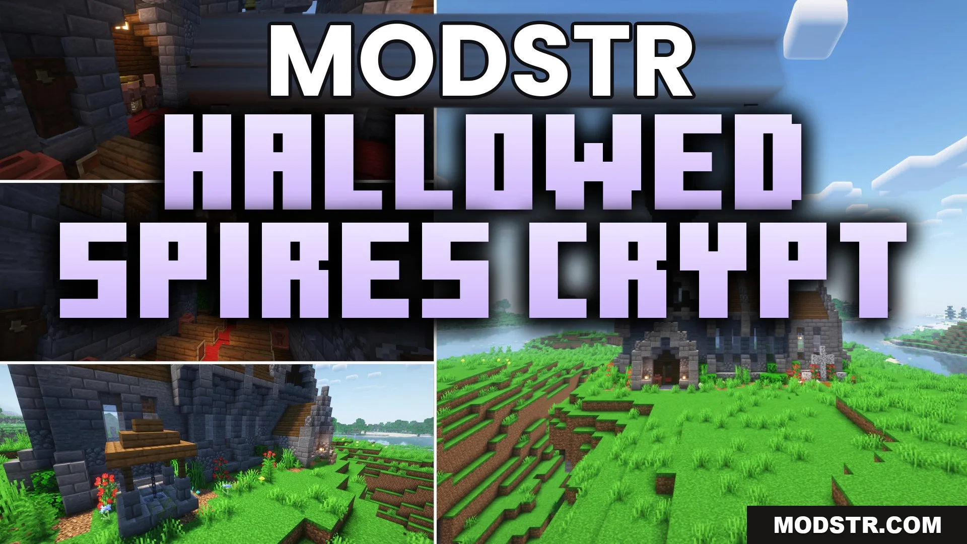 Hallowed Spires Crypt Mod (26.2, 1.20.1) – Find Gothic Churches with Hidden