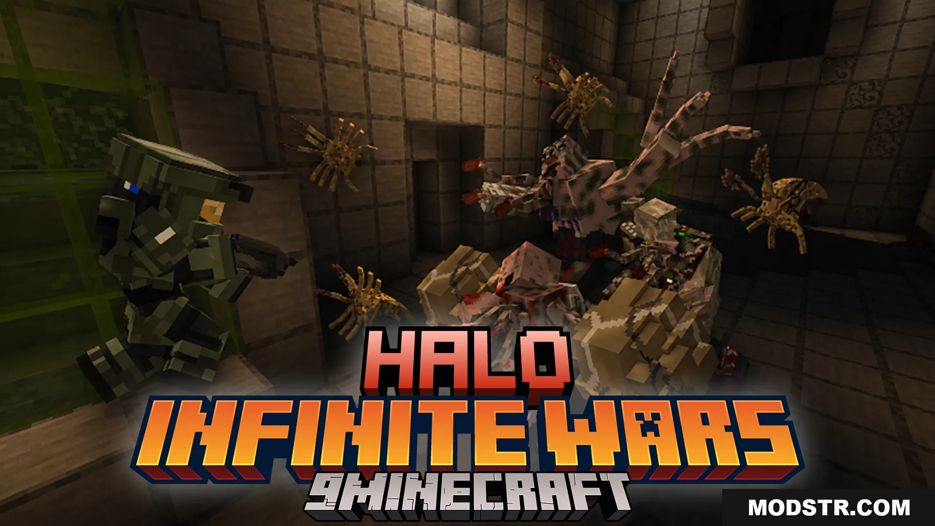 Halo Infinite Wars Addon (26.x) – Battle Covenant Aliens With Spartan Armor