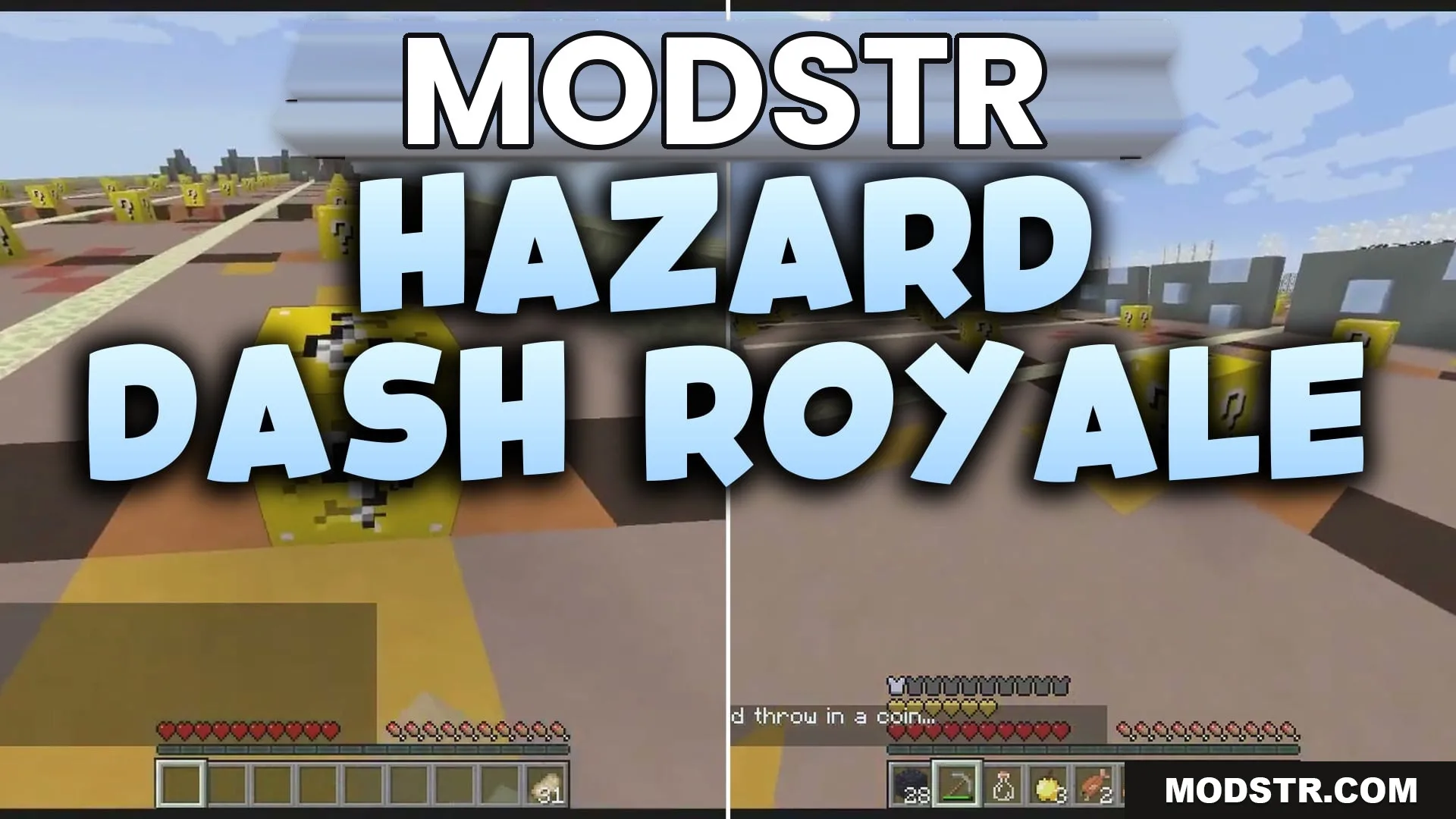 Hazard Dash Royale Map (26.2, 1.20.1) – Sprint Through Lucky Block Traps