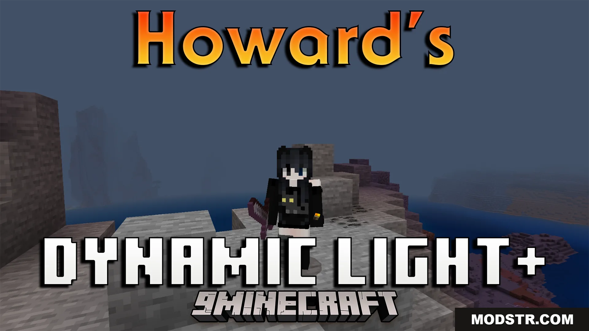 Howards Dynamic Light Plus Addon (26.x, 1.21) – Hold Torches To Light Up Dark Caves cover art