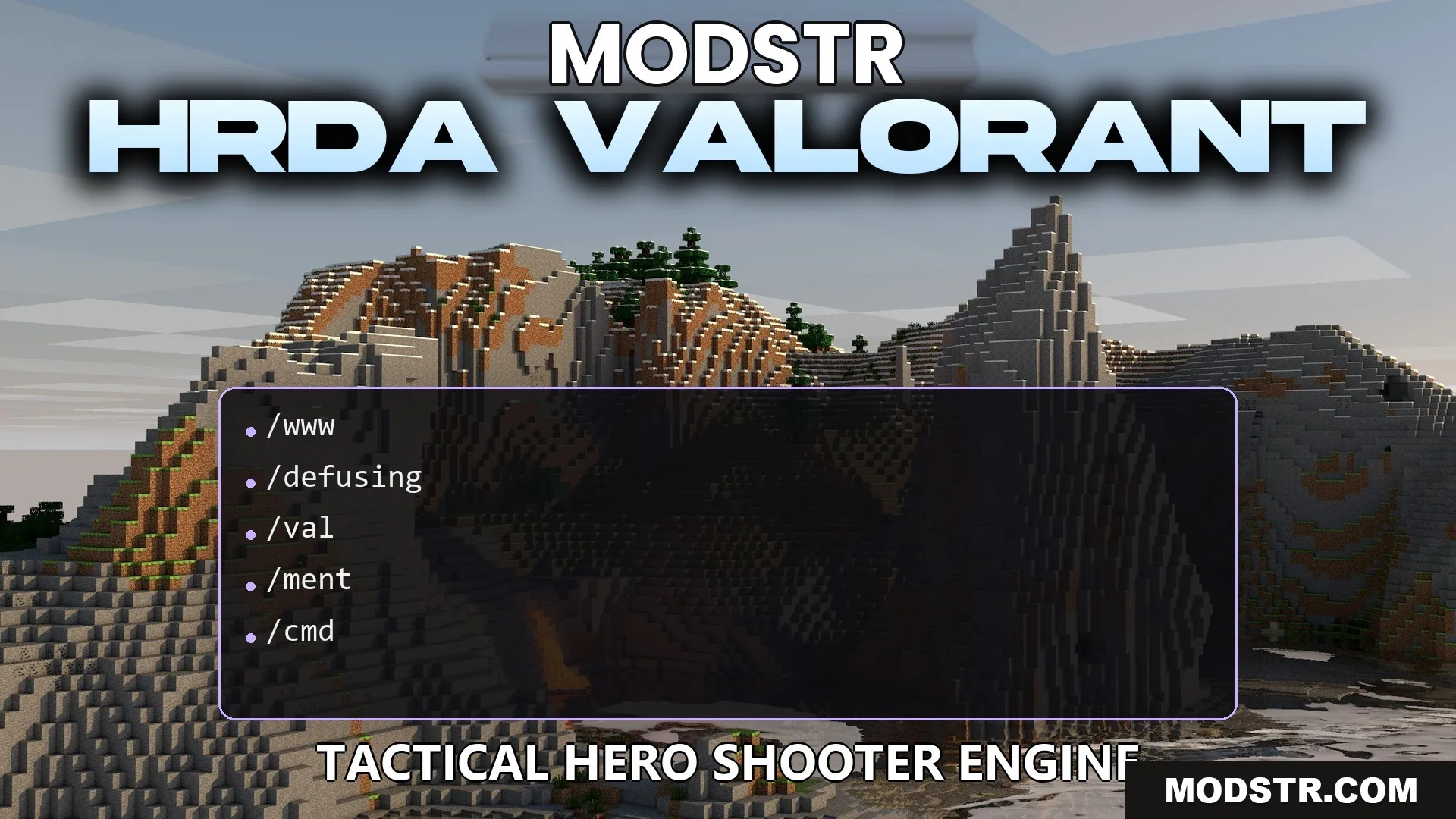 Hrda Valorant Plugin (26.2, 1.21.11) – Turn Your World Into a Tactical Shooter cover art