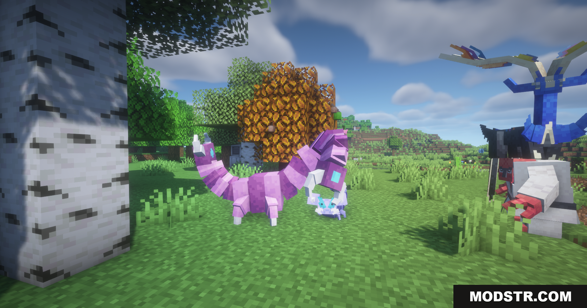 Hydro Reanimodel Data Pack Screenshot 6 The large Pokémon Drapion roams in a grassy field