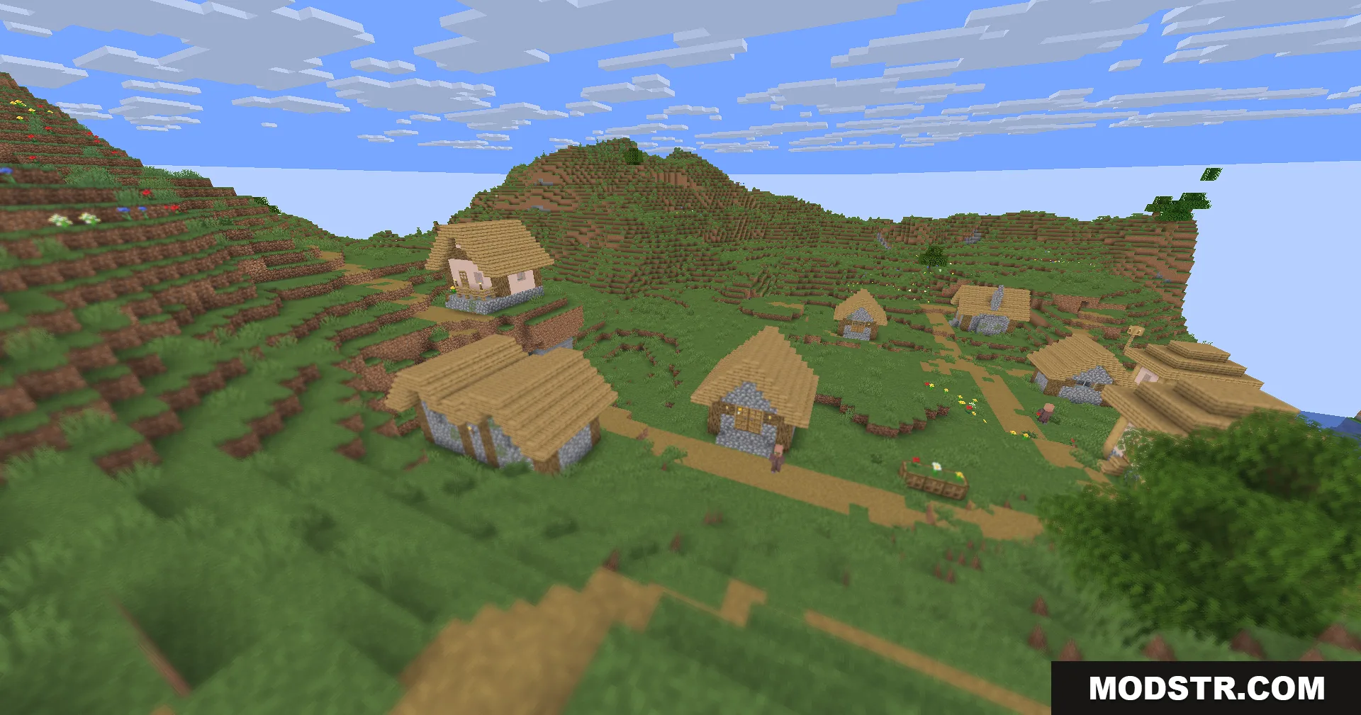 Hyperopia Shaders Screenshot 7 Hyperopia Shaders makes the Minecraft foreground blurry while keeping distant landscapes perfectly sharp