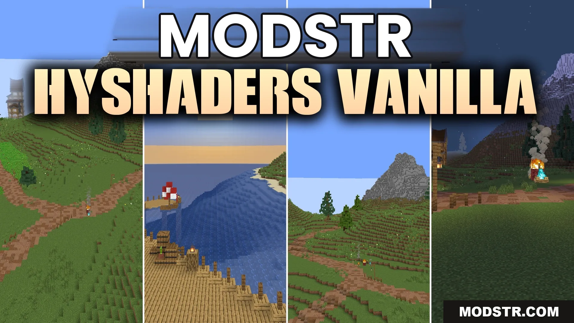 HyShaders Vanilla Shaders (26.2, 1.20.1) – Lightweight Shadows for Low-End PCs cover art