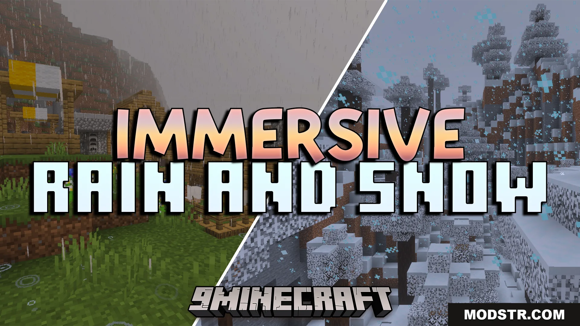 Immersive Rain And Snow Texture Pack (26.x, 1.21) – Realistic Weather Effects
