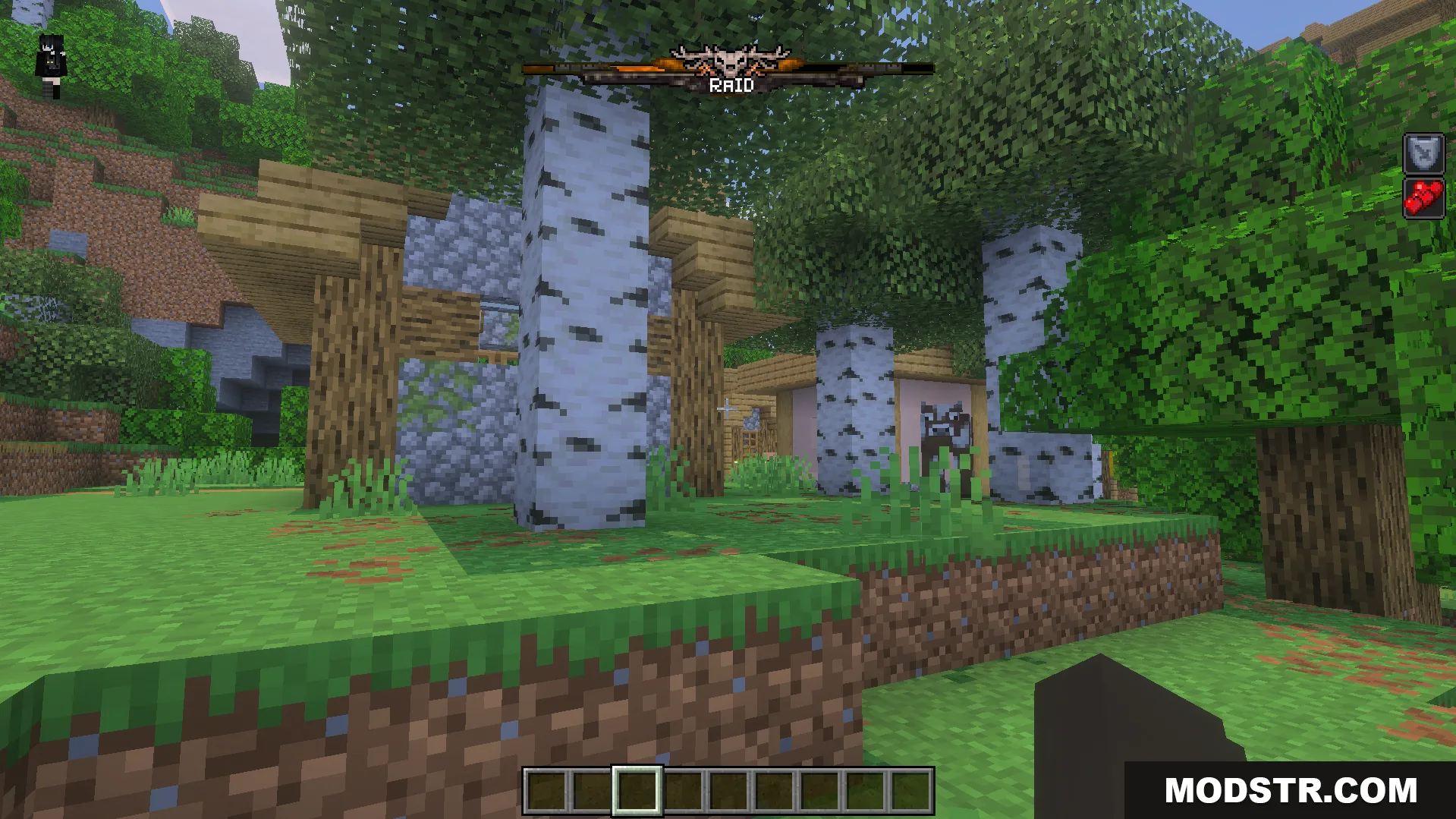 Improved Bossbars Texture Pack Screenshot 4 Improved BossBars Texture Pack adds a fantasy design to the Pillager Raid bar