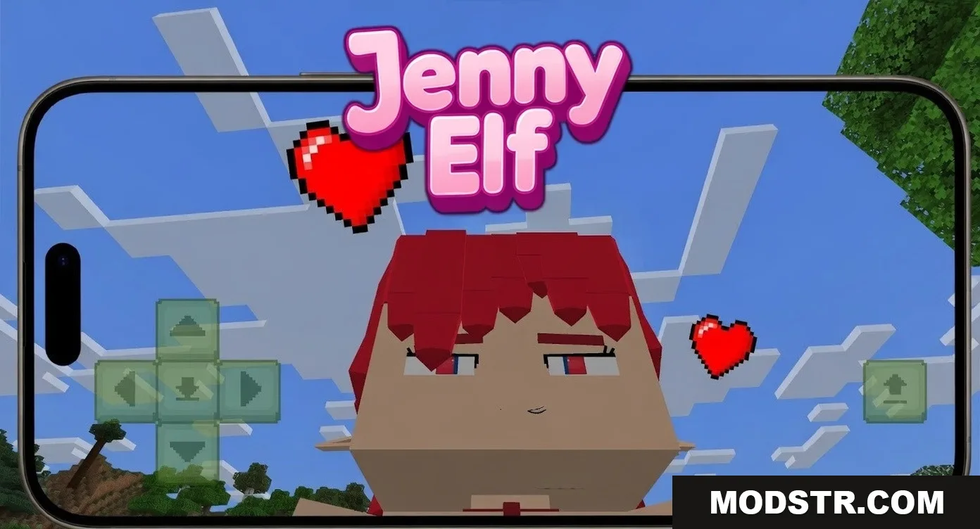 Jenny Elf Addon (26.x, 1.21) – MCPE/Bedrock Mod cover art