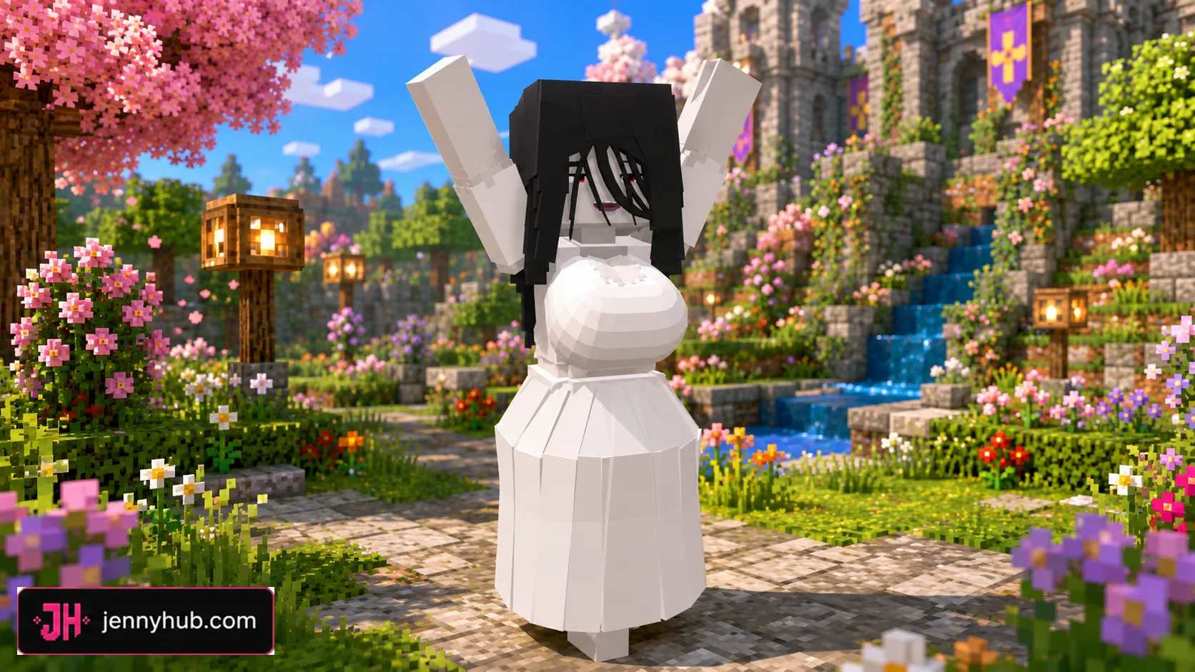 Allie Pack character preview for Minecraft PE and Bedrock