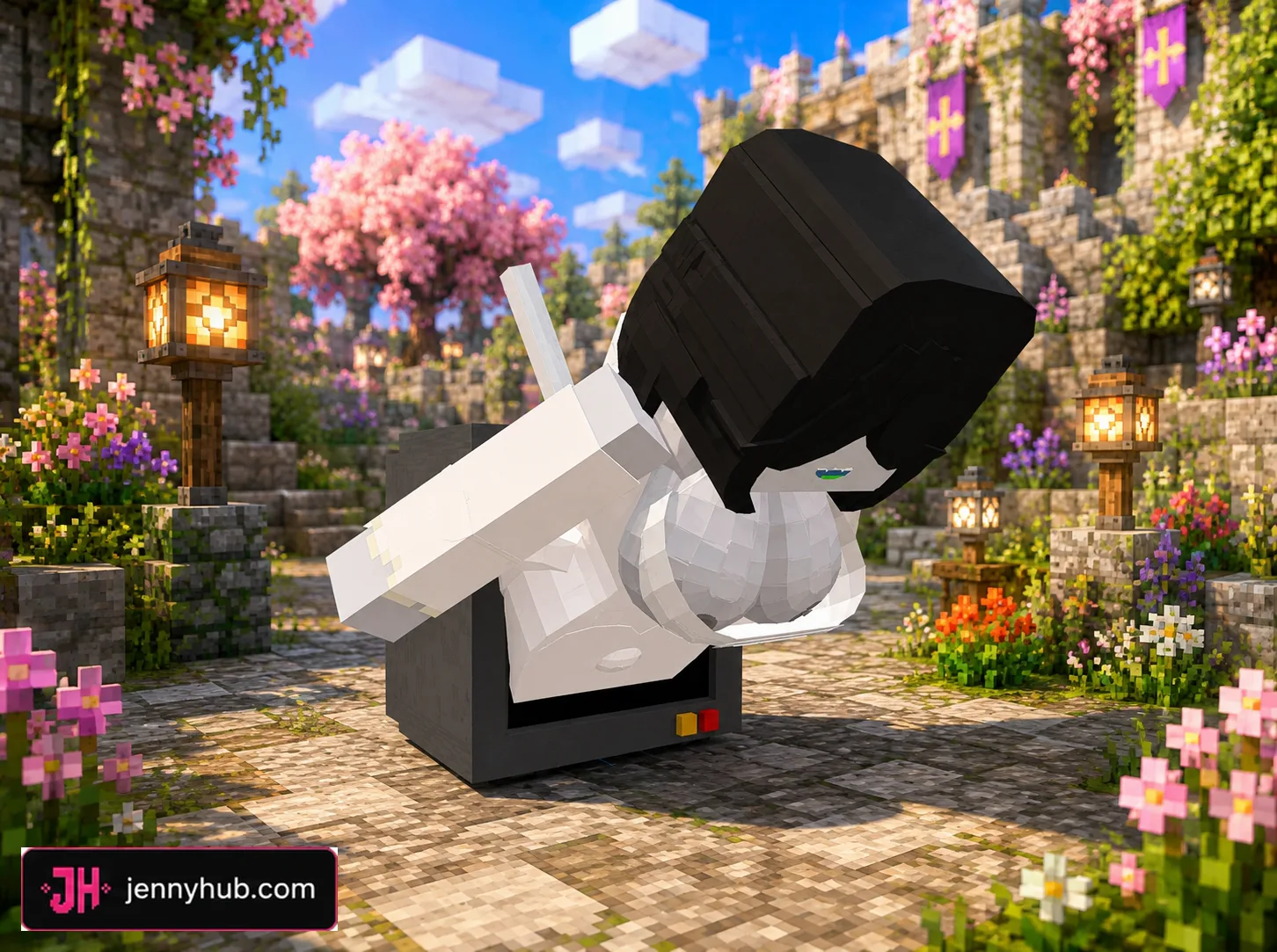 Allie horror inspired character variant for Bedrock