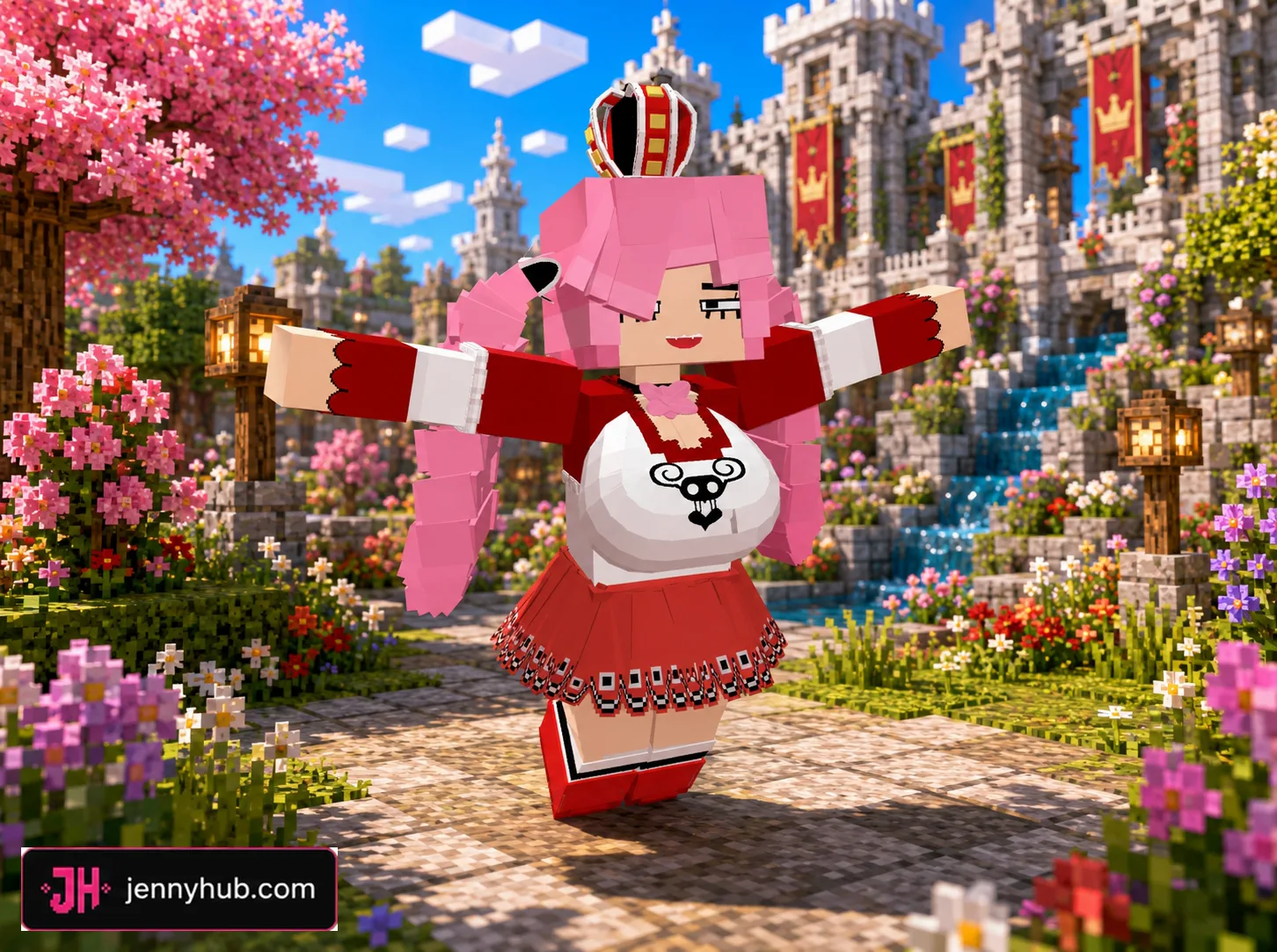 Allie themed add-on screenshot for Minecraft PE