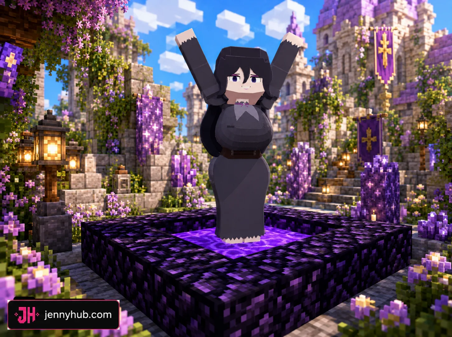 Custom Allie model preview from the Bedrock pack