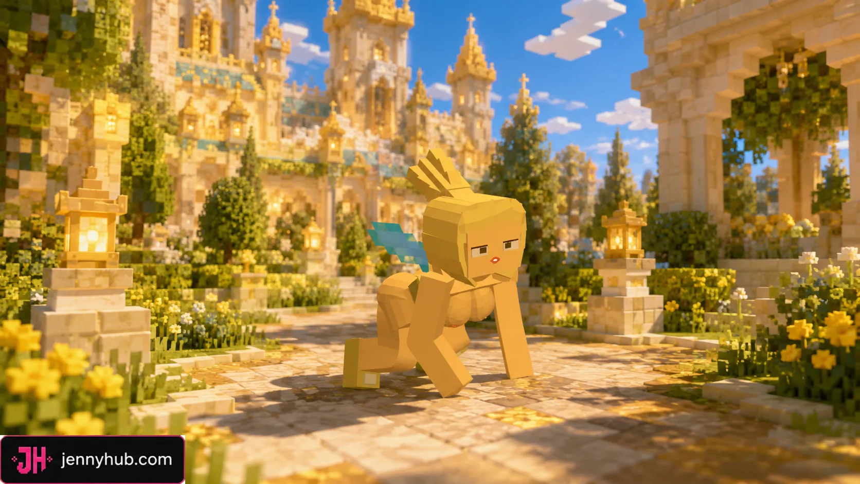 Bee skin variation displayed in Minecraft PE